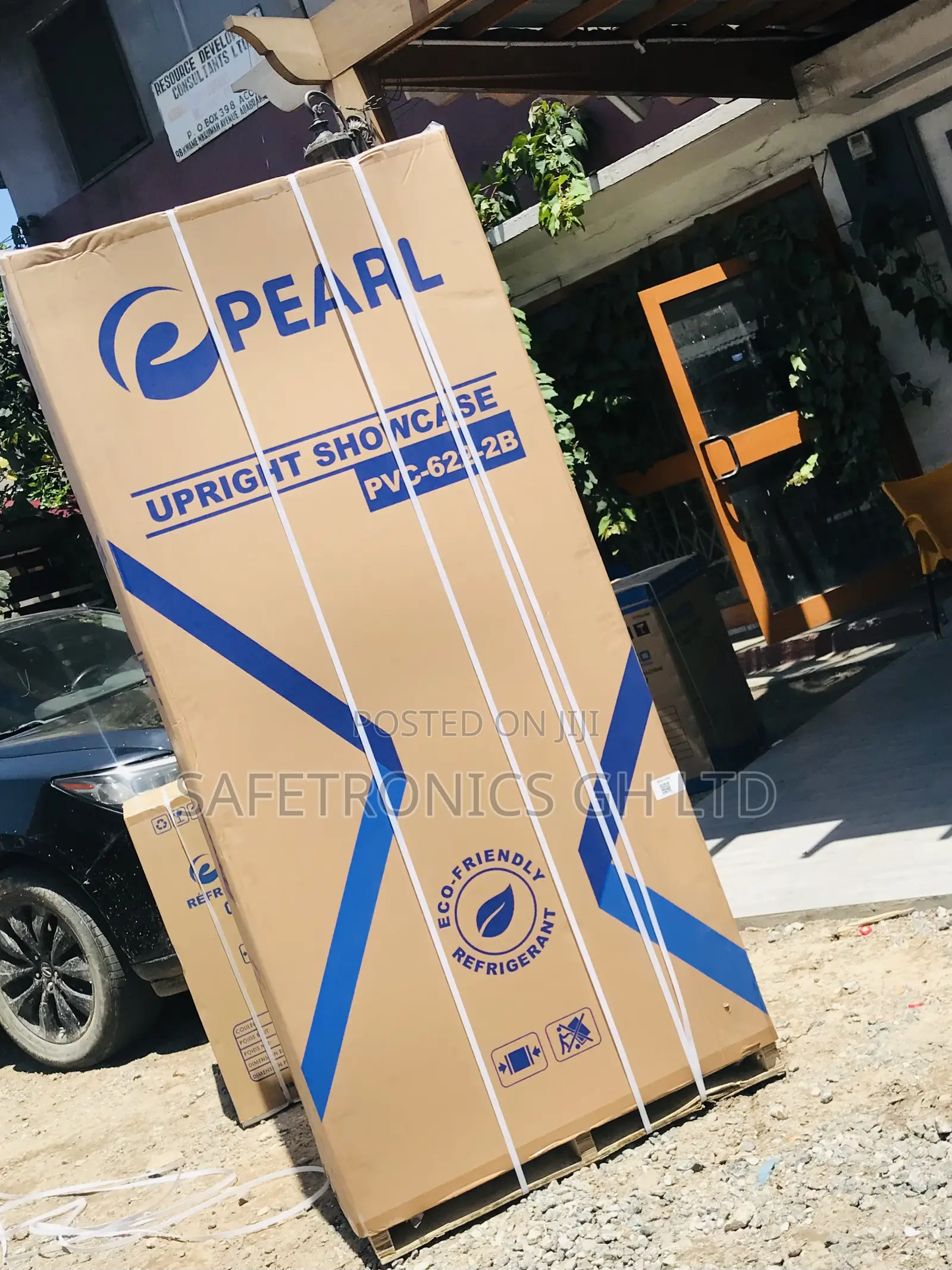 Durable Best 2 Door Pearl Glass Display PVC-622 Fridge