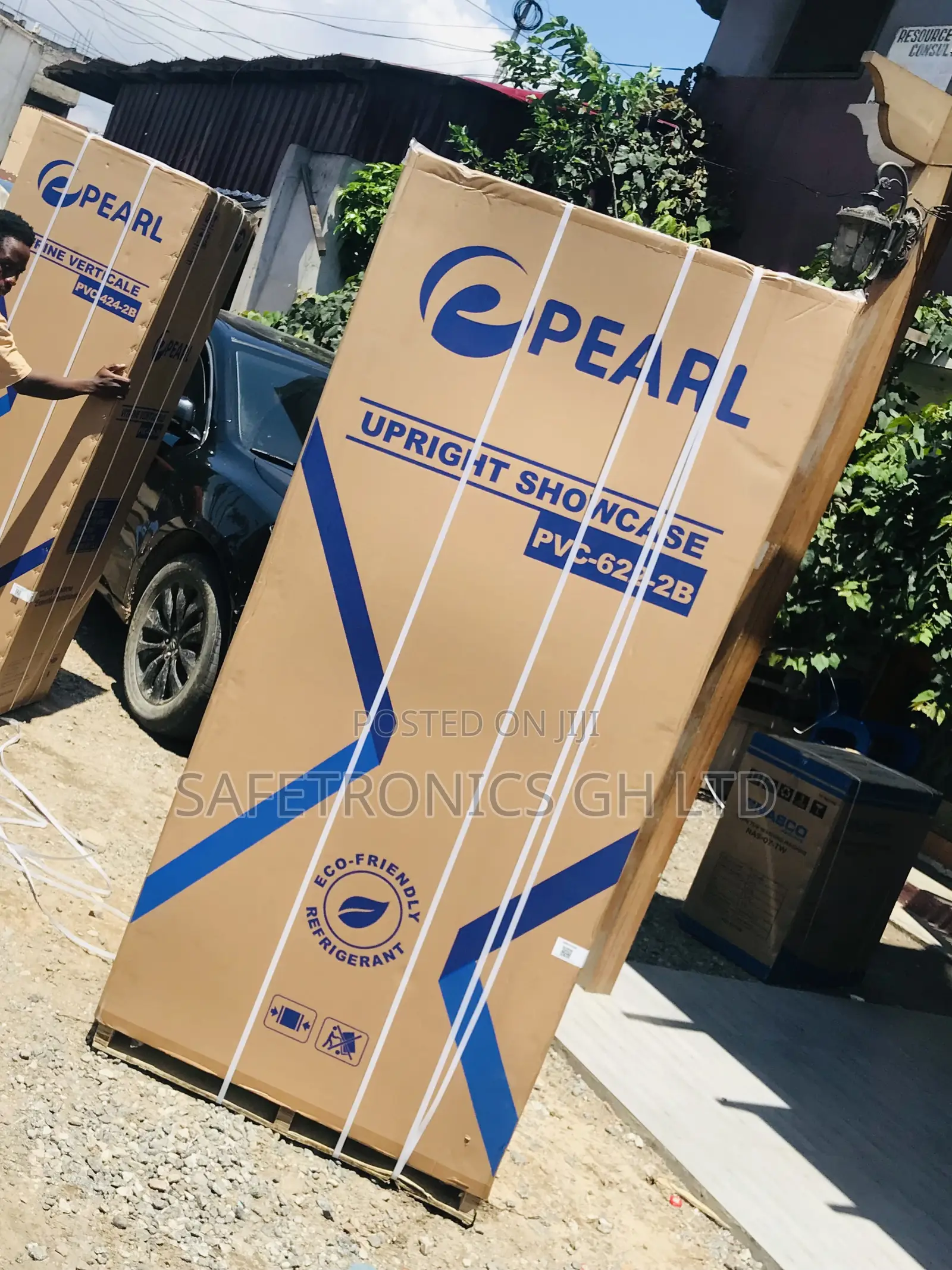 Energy Saving Pearl PVC-622 Display Glass 2 Doors 500L