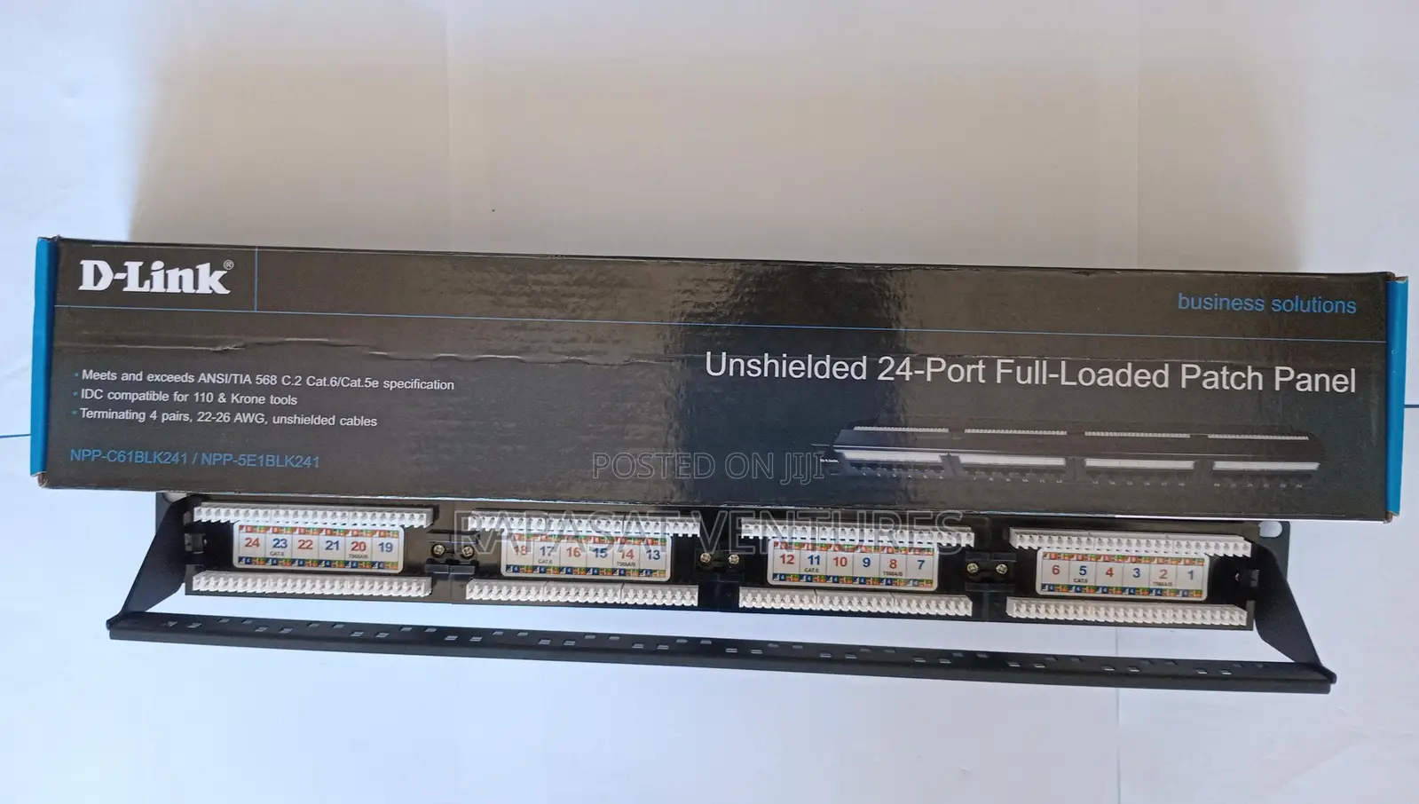 D-Link Unshilded 24-Port Full Loaded Patch Panel
