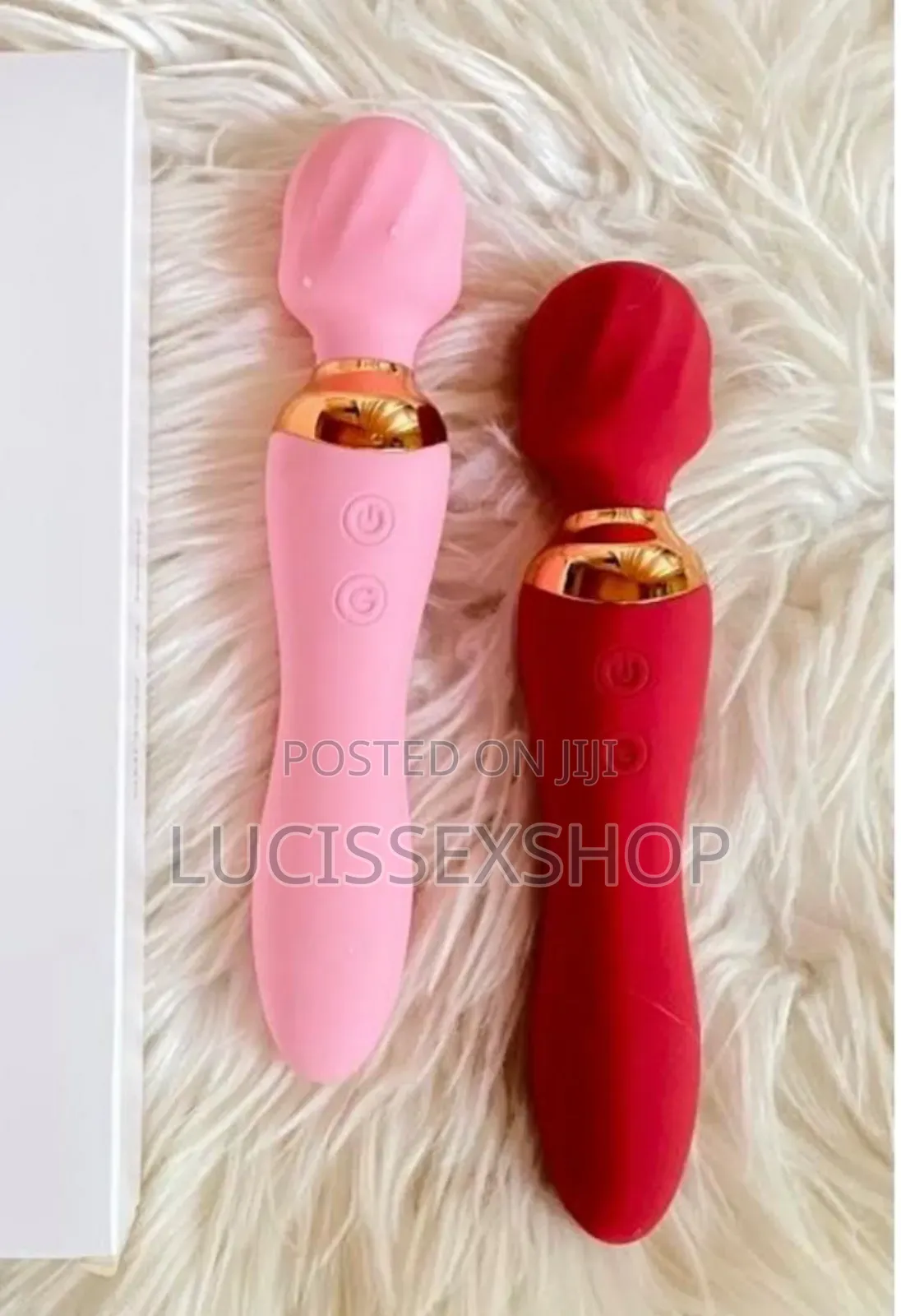 Double Head Vibrator Wand ( Both Tip and Tail Vibrate )