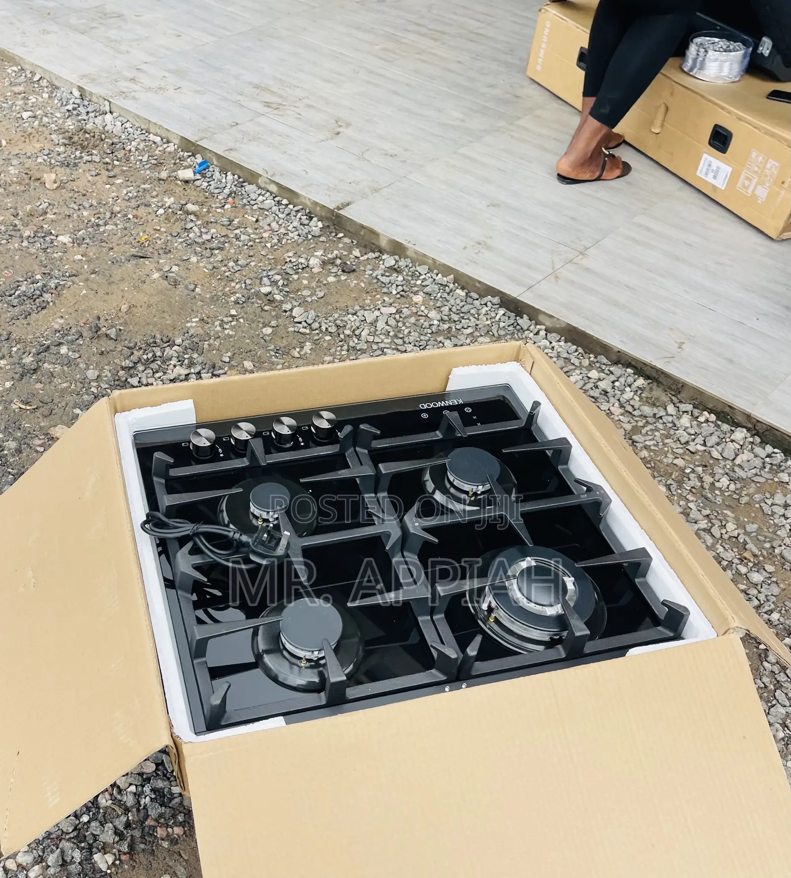 Durable and Affordable Midea 60cm Built-in 4 Gas Cooker.
