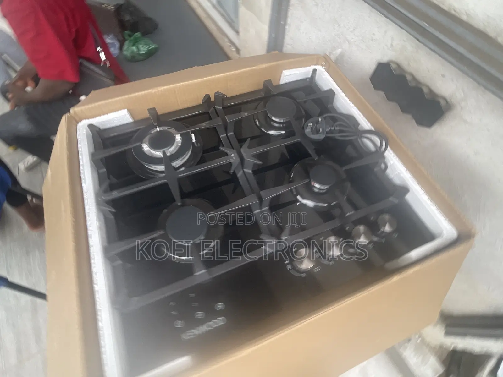 Automatic Ignition Kenwood Inbuilt Black Design 4 Gas Burner