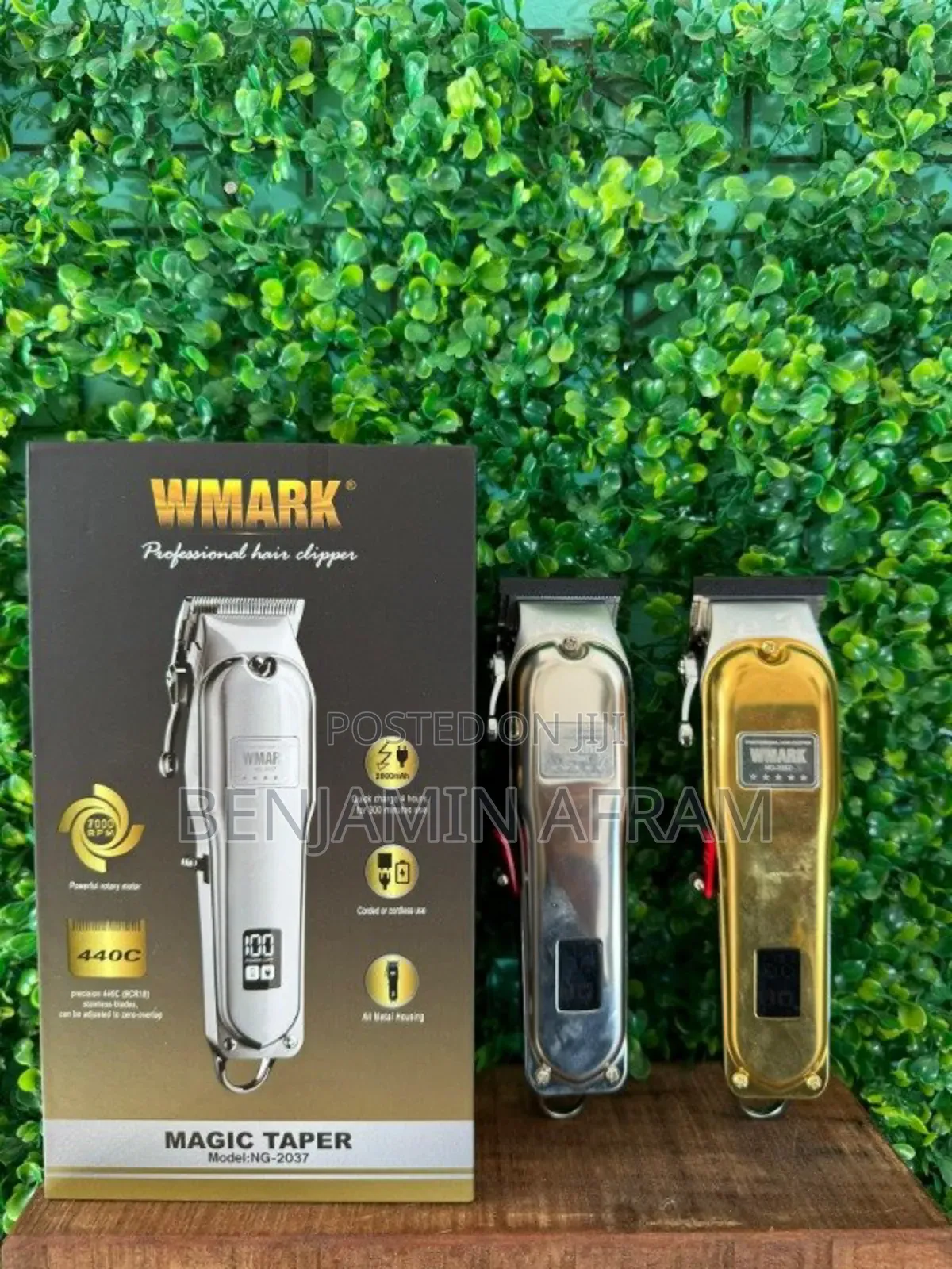 Wmark All Metal Cordless Barbering Machine. NG-2037