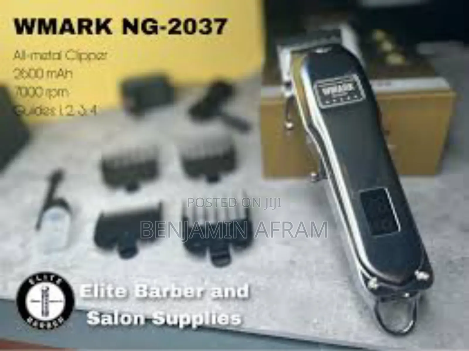Wmark All Metal Cordless Barbering Machine. NG-2037
