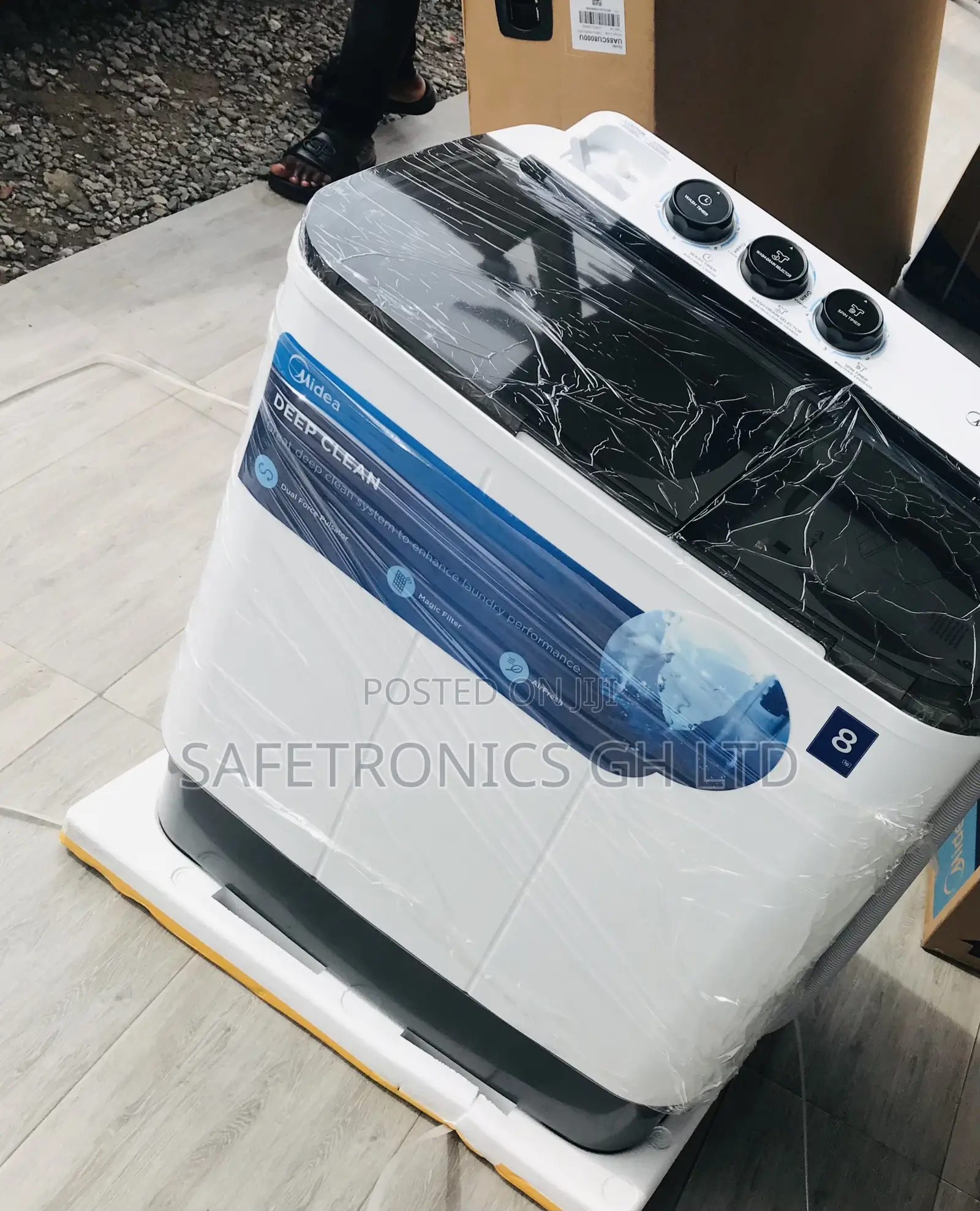 Twintub Midea Essential 8kg Topload Semiautomatic Washer