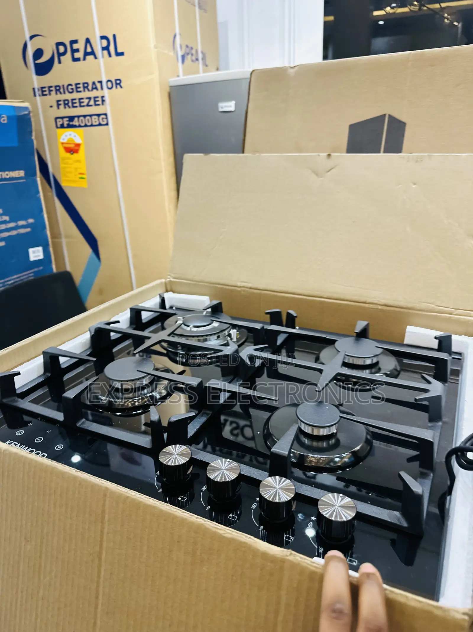 4burner Hob Inbuilt Gas Cooker Kenwood