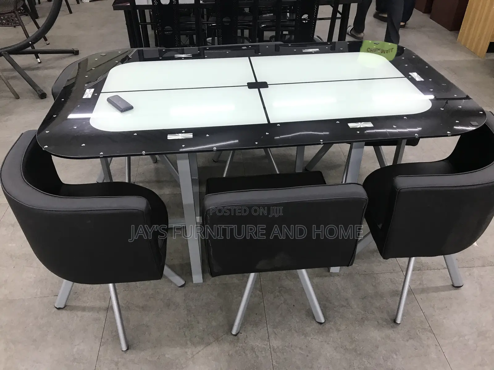 Glass Dining Set(6 Chairs)