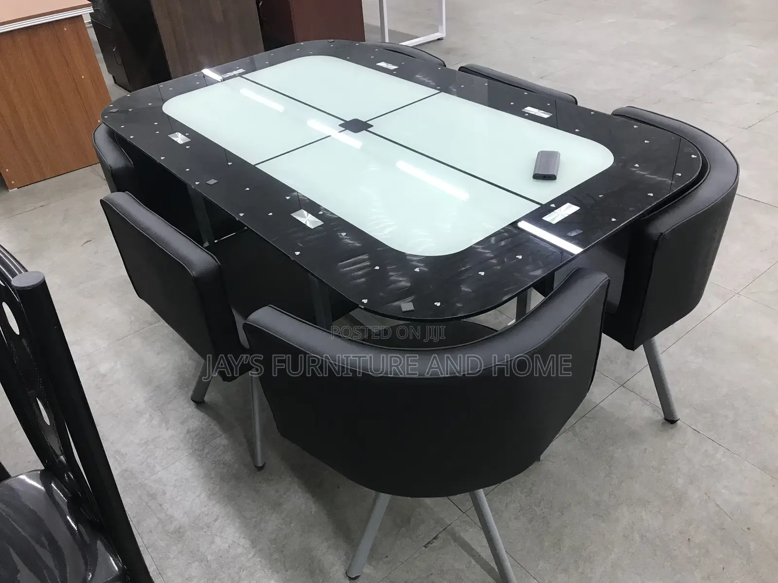 Glass Dining Set(6 Chairs)