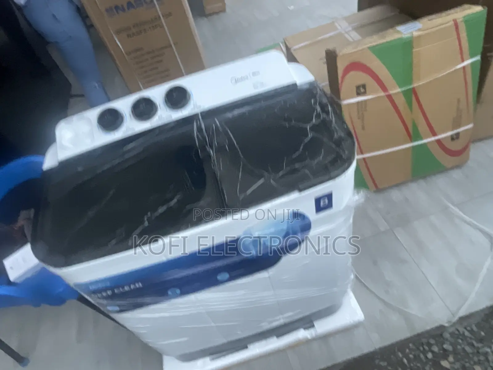 Midea 8kg Twin Tub Washing Machine MT100W80/WG