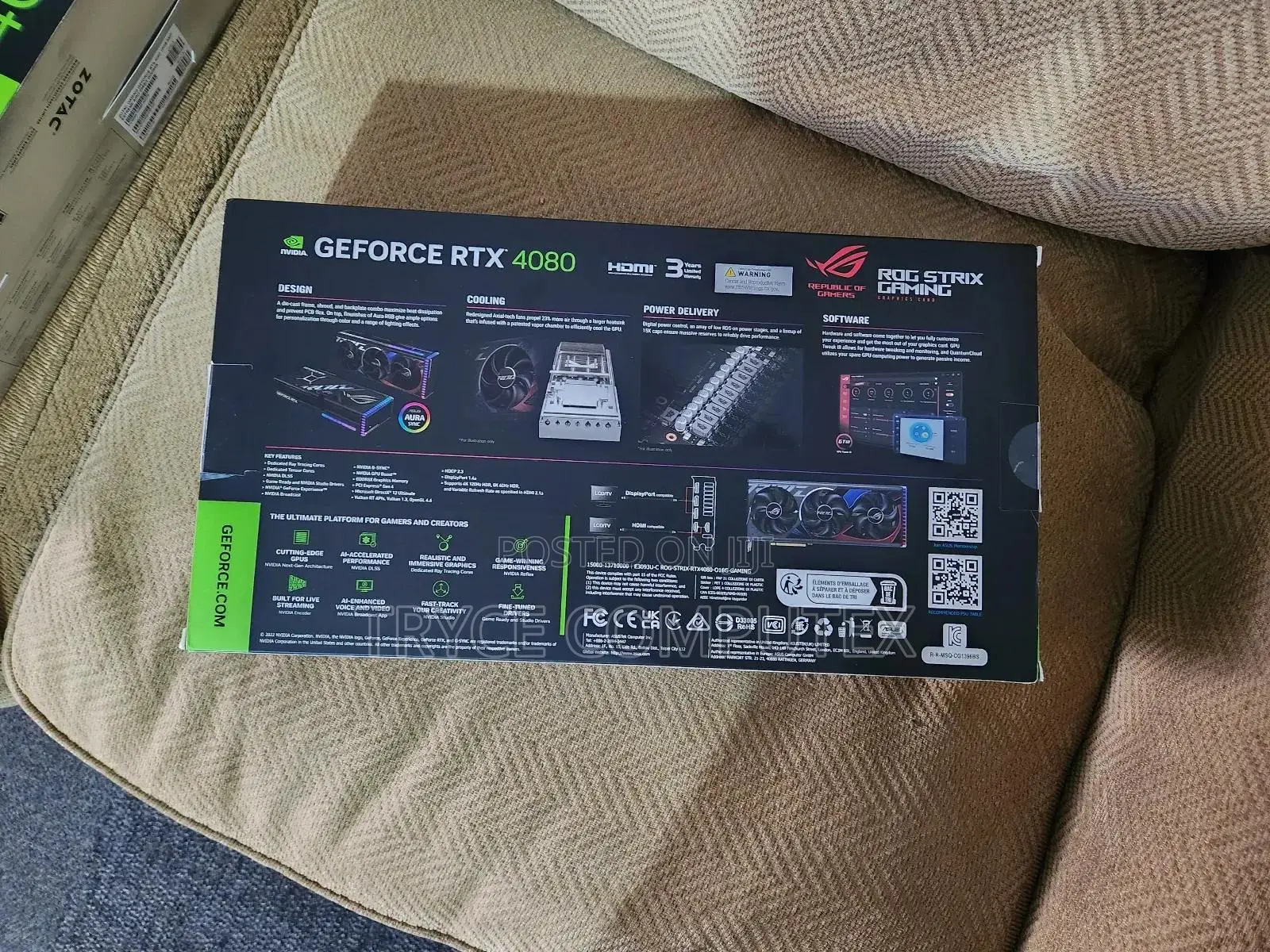 Asus Rog Strix Gaming RTX 4080 Graphic Card