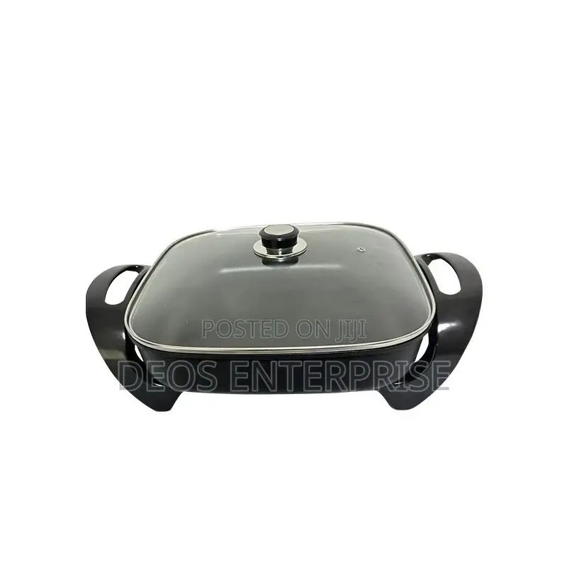 Electric Skillet Temperature Control Smokeless Hot Pot