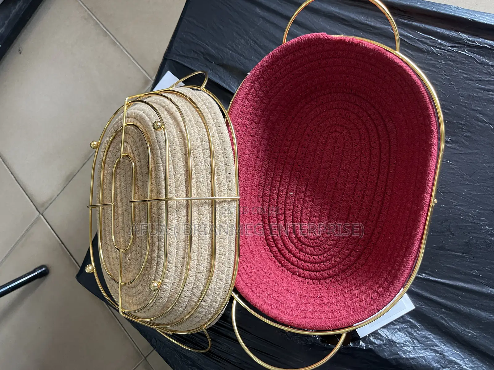 Bread Basket With Cotton Weave Liner (2pis)