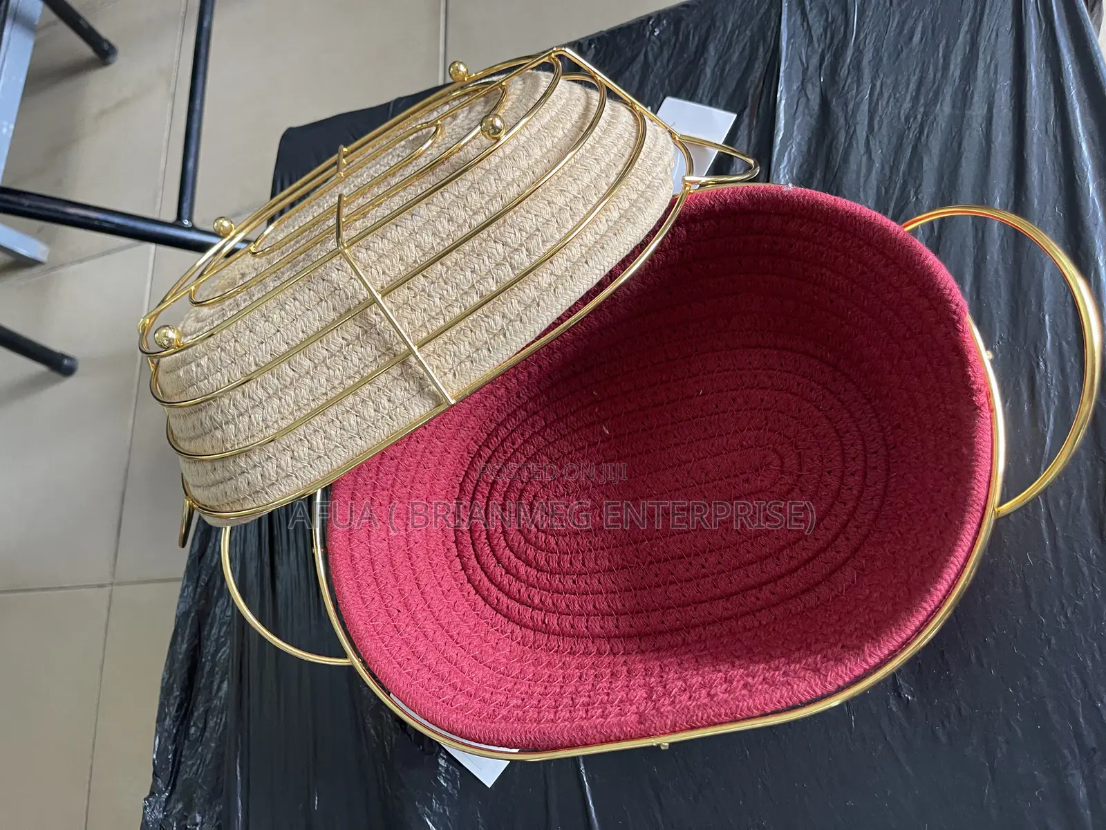 Bread Basket With Cotton Weave Liner (2pis)