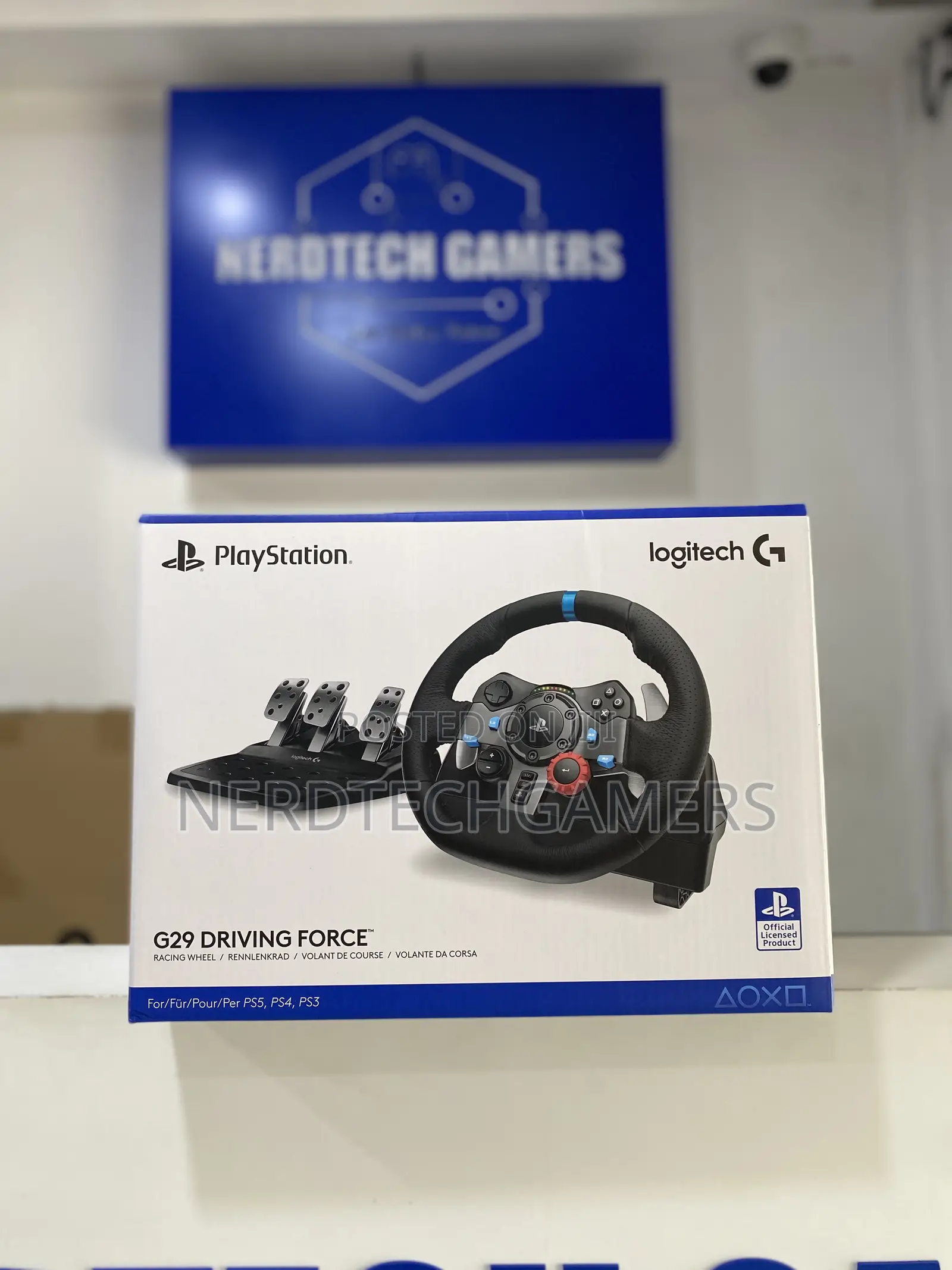 Logitech Driving Force G29 Racing Wheel for Playstation 4