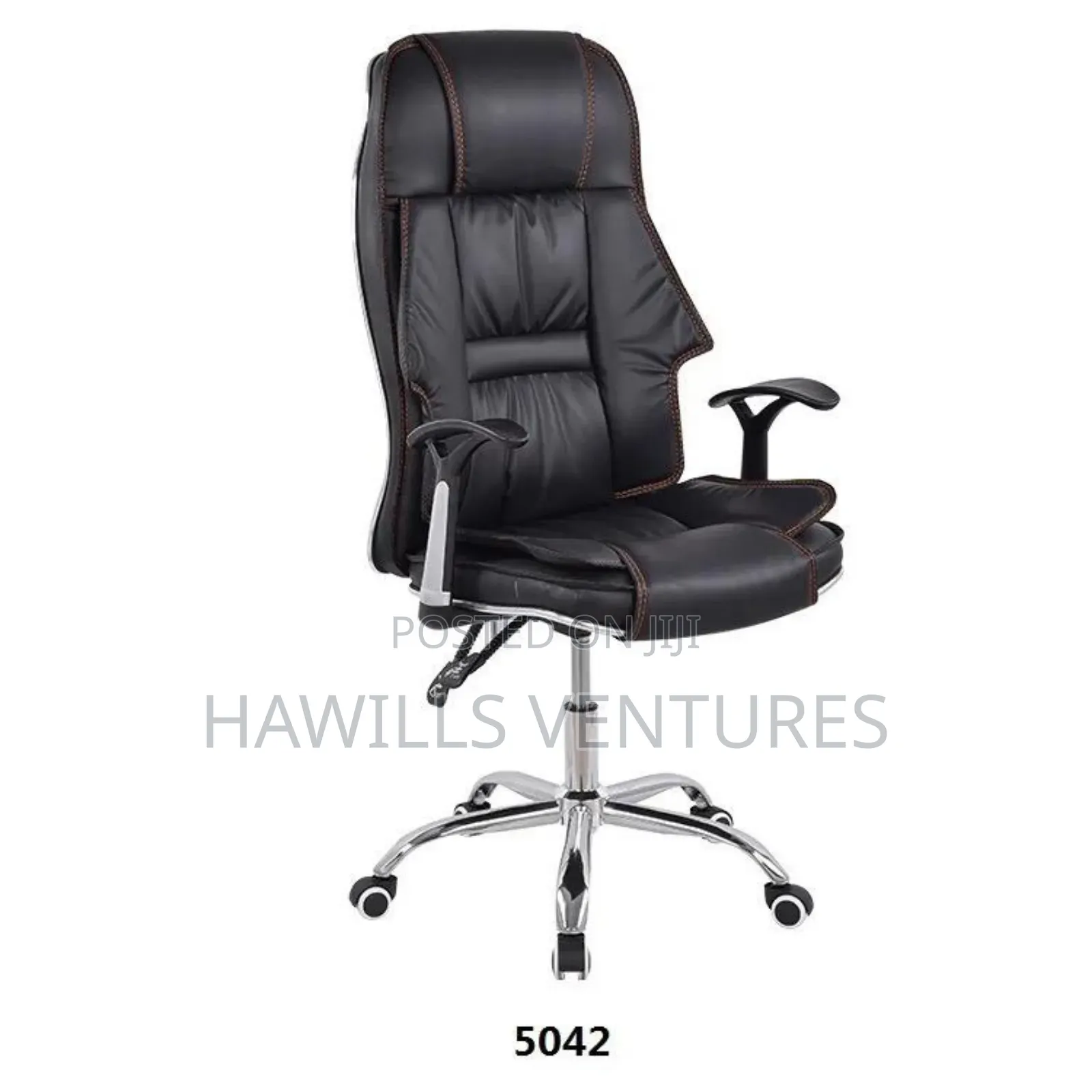 Pu Leather Swivel Chair.