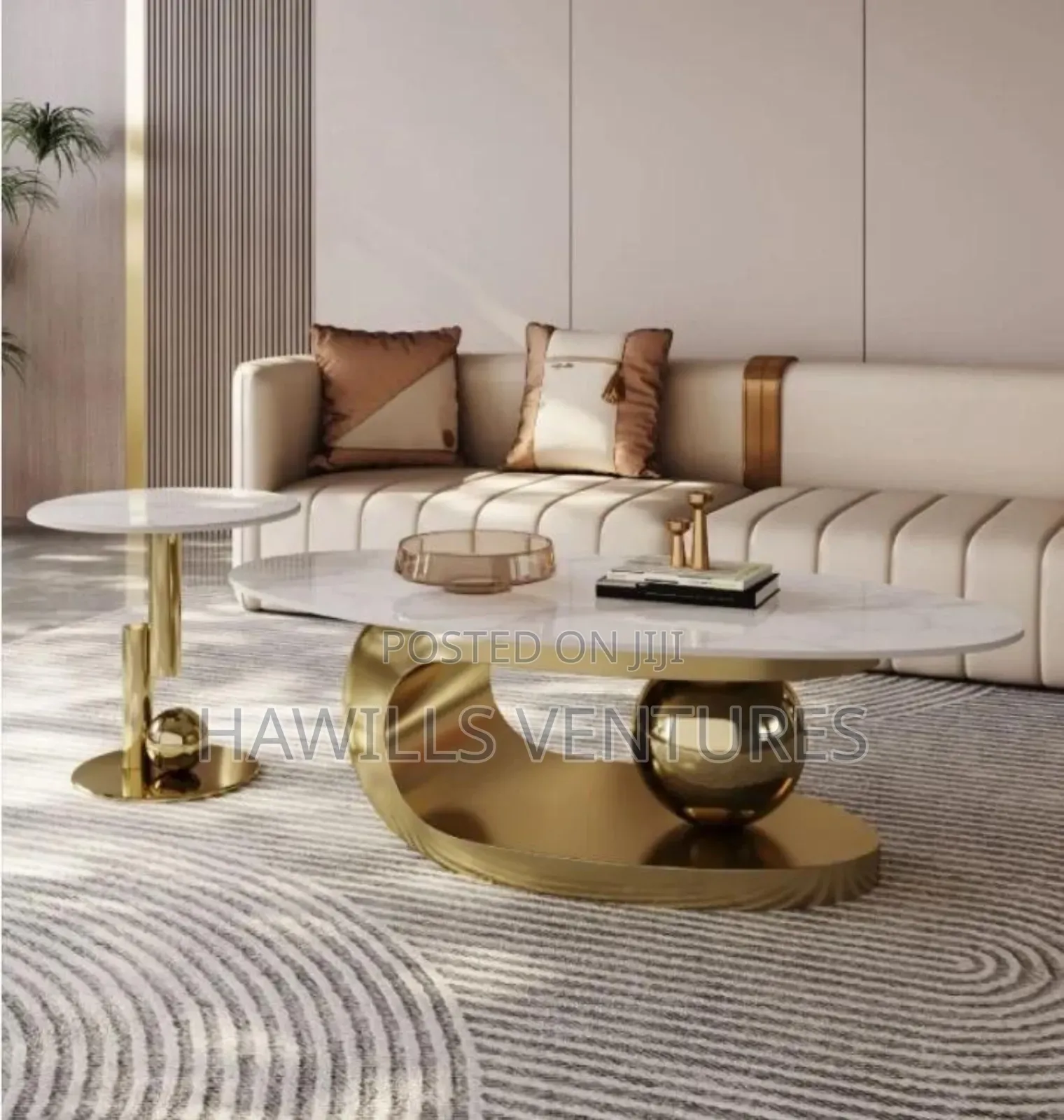 Marble Centre Table( Set)