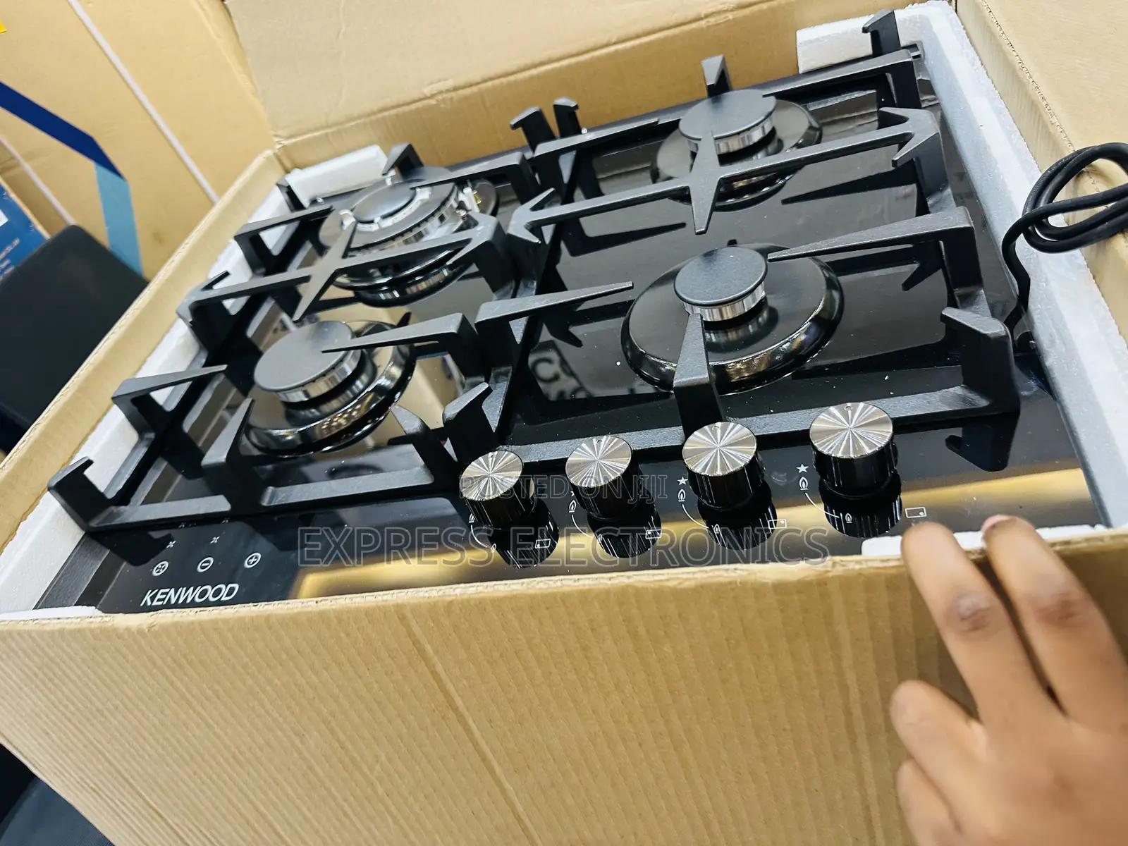 Amazing New Black Stove Inbuilt 4burner Kenwood