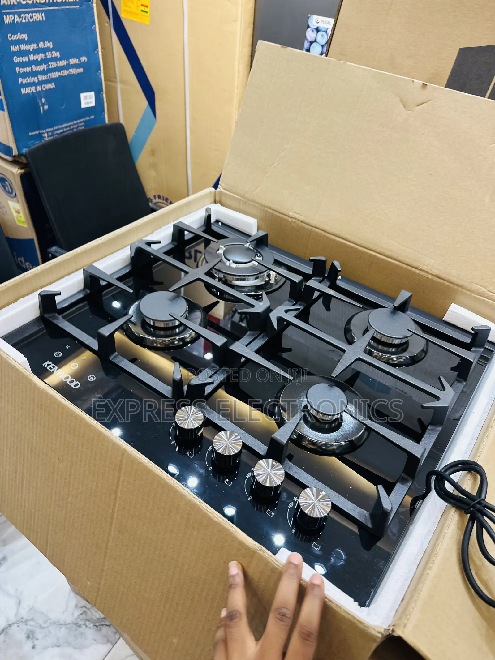 Available Now at 10gig Store 60cm 4burner Kenwood