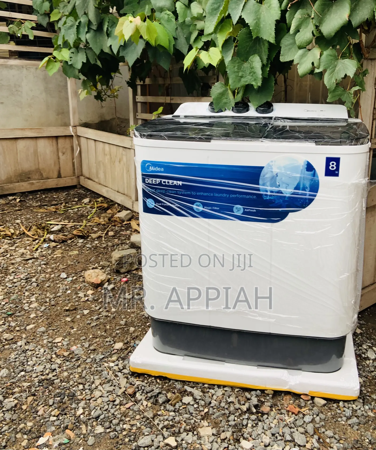 Order Midea 7kg Semi-Automatic Washing Machine.