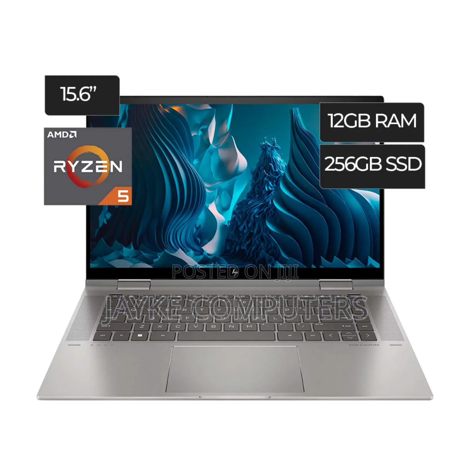 New Laptop HP Envy X360 12GB AMD Ryzen 5 SSD 256GB