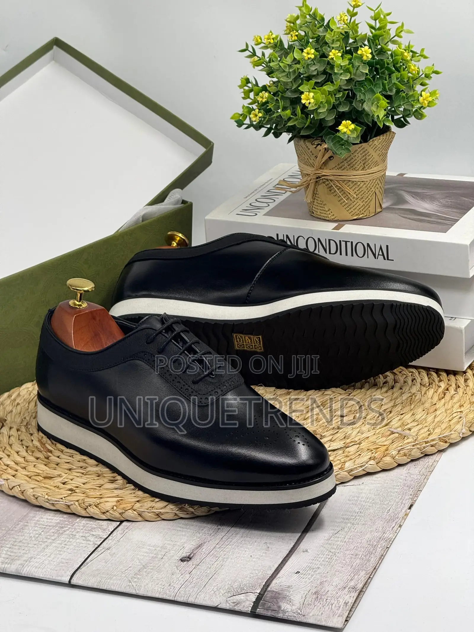 Quality Berluti Black White Sneakers