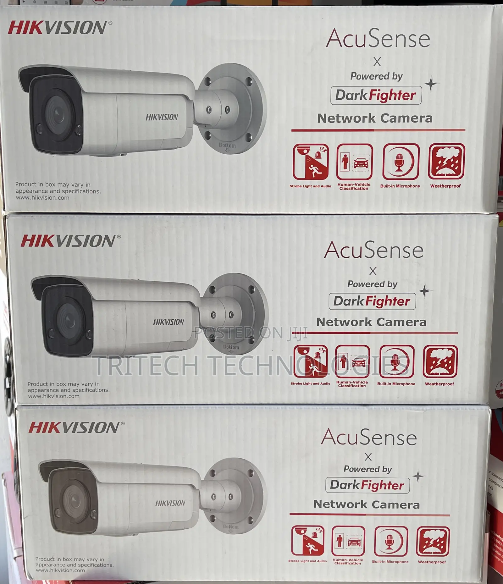 Hikvision Ip Camera 4mp Acusense Strobe Light Bullet