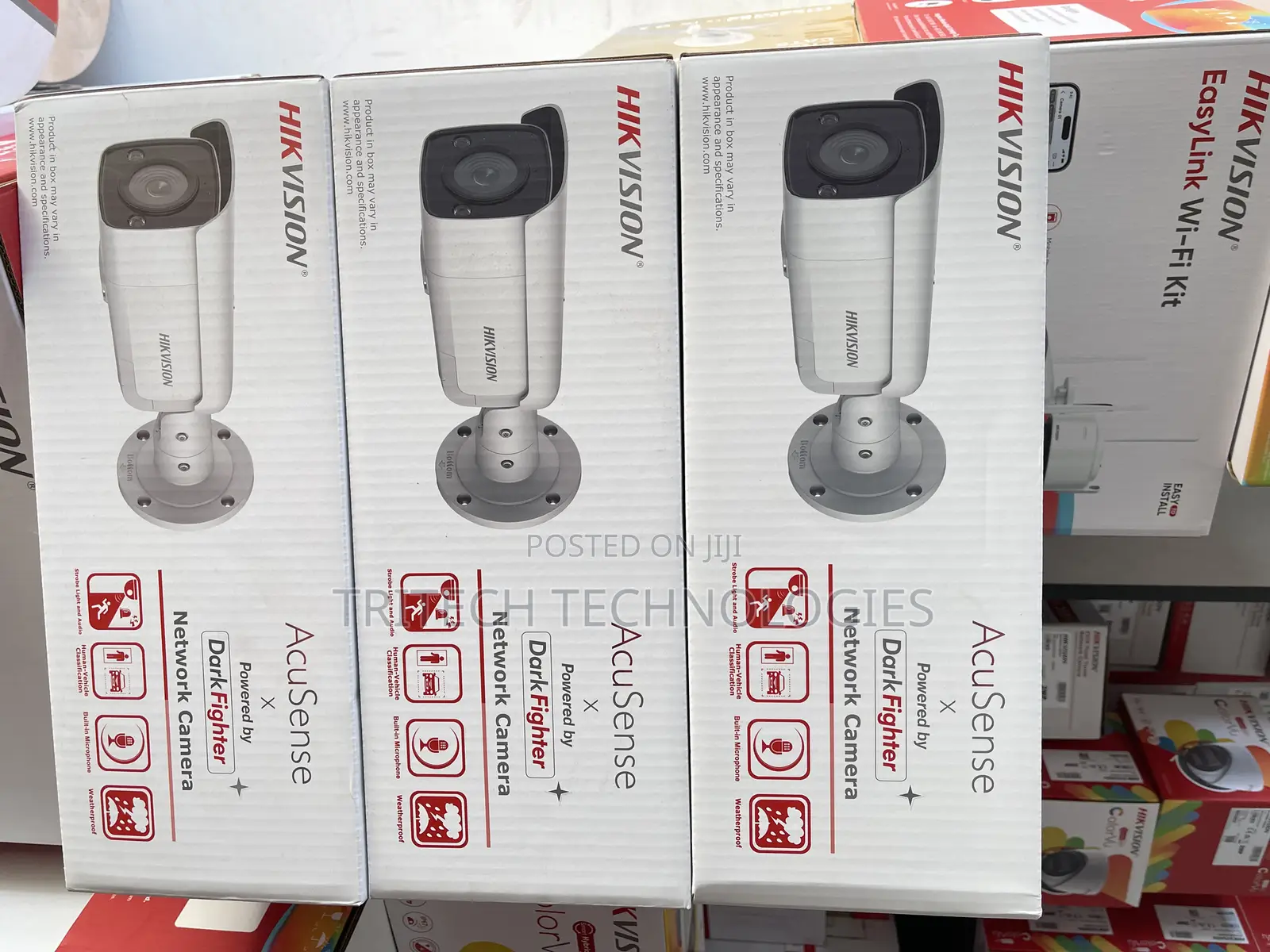 Hikvision Ip Camera 4mp Acusense Strobe Light Bullet