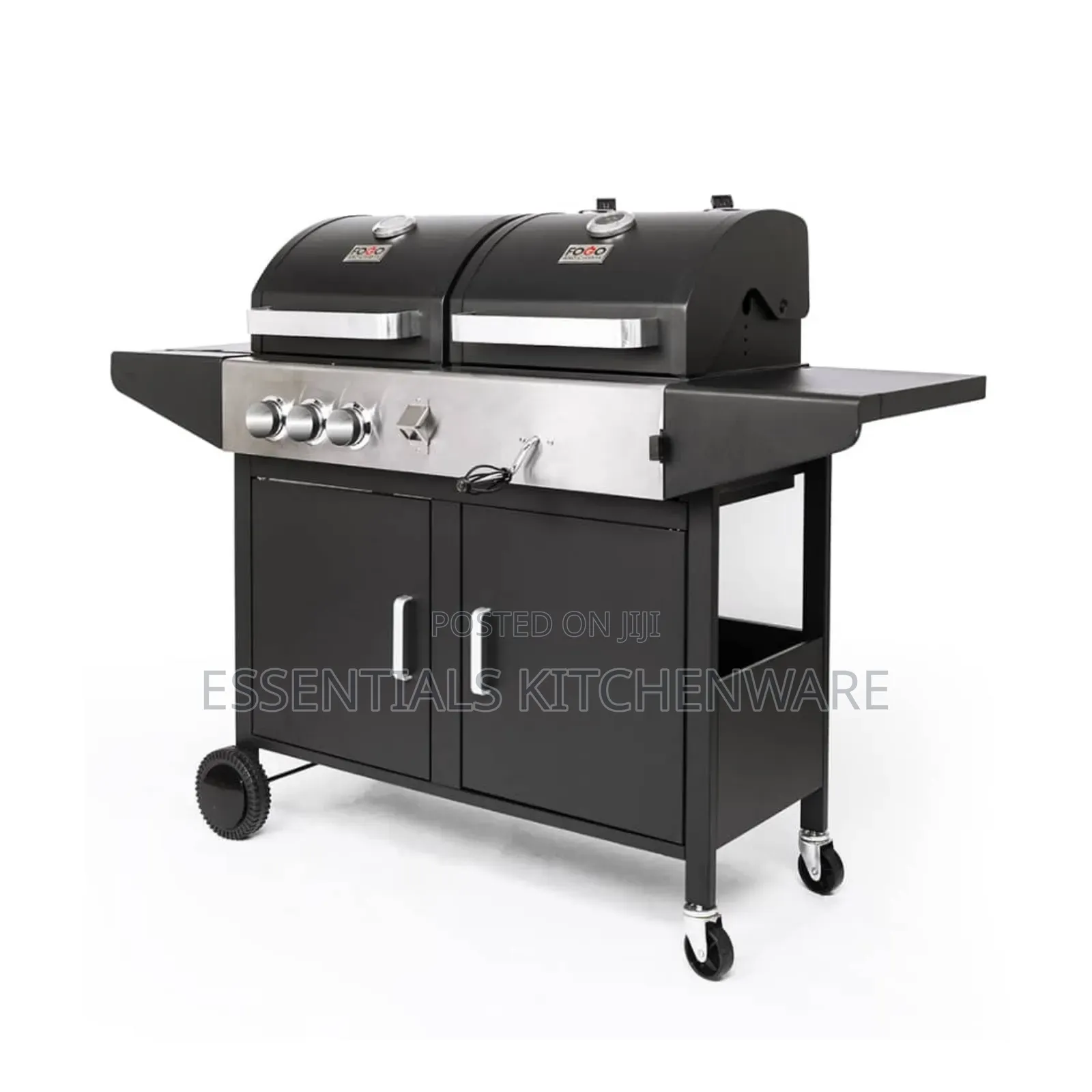 Dual Fuel 3 Burner Combi BBQ Grill