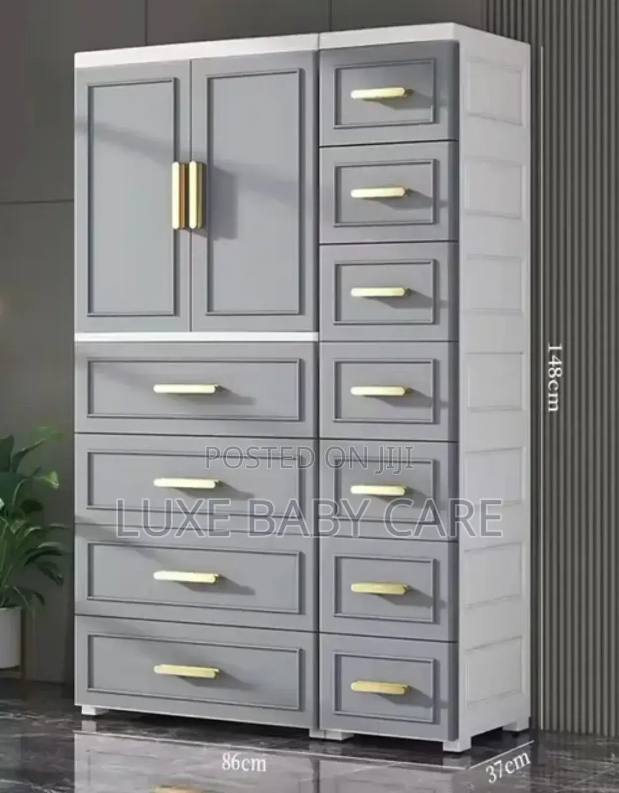 7-layers Plastic Storage Cabinet With Drawers For Kids