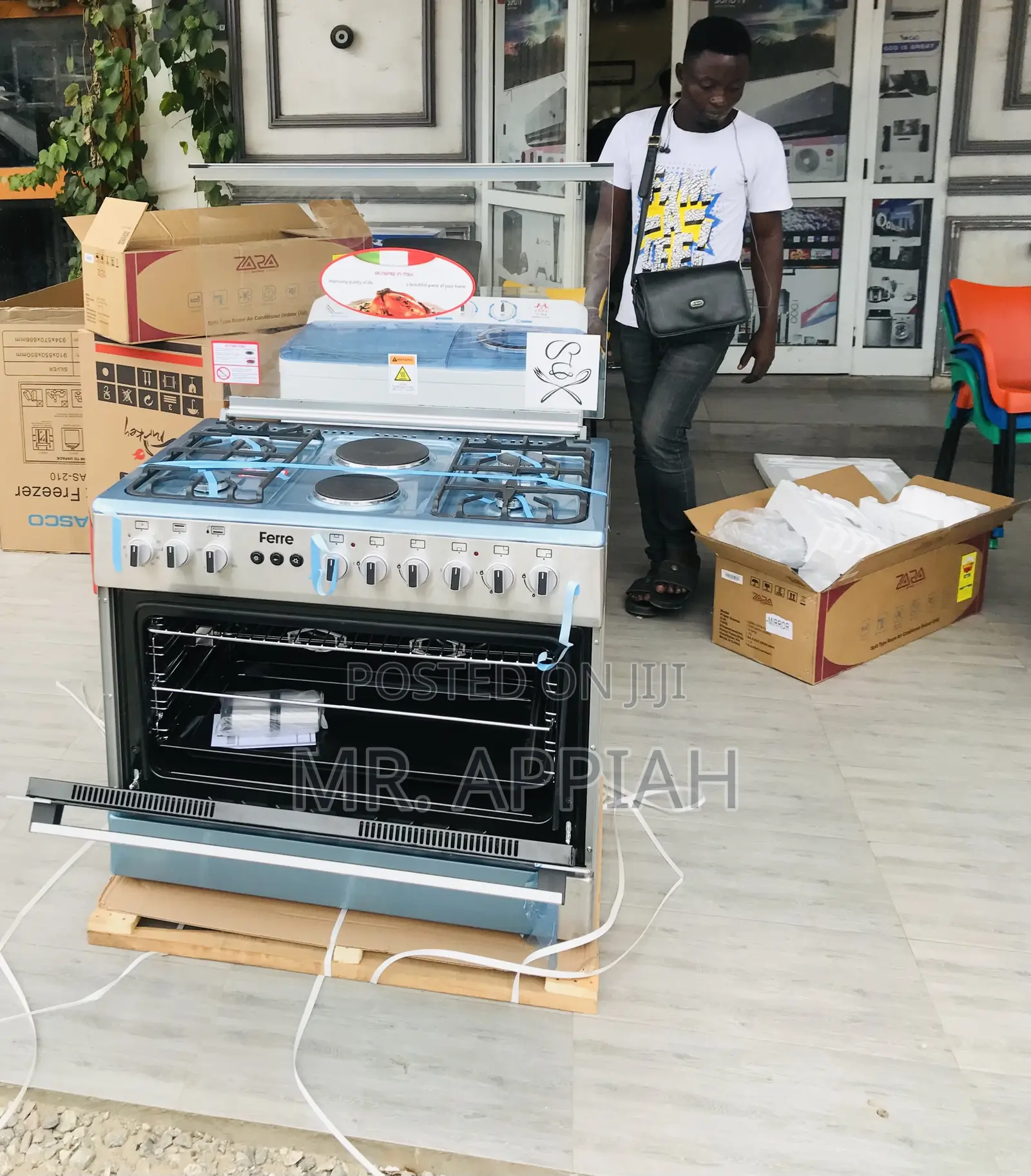 Order Original Ferre 60x90 4 Gas With 2 Electric Burner.