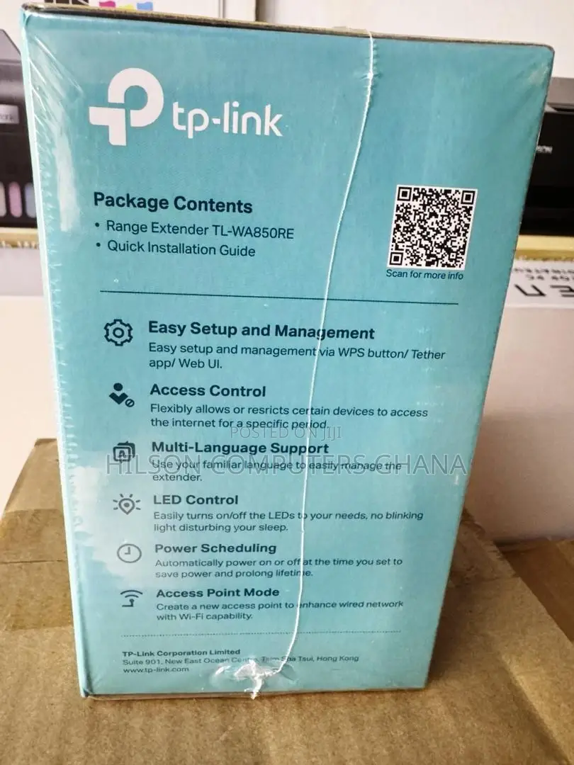 Tp-Link 300mbps Wi-Fi Range Extender Tl-Wa850re