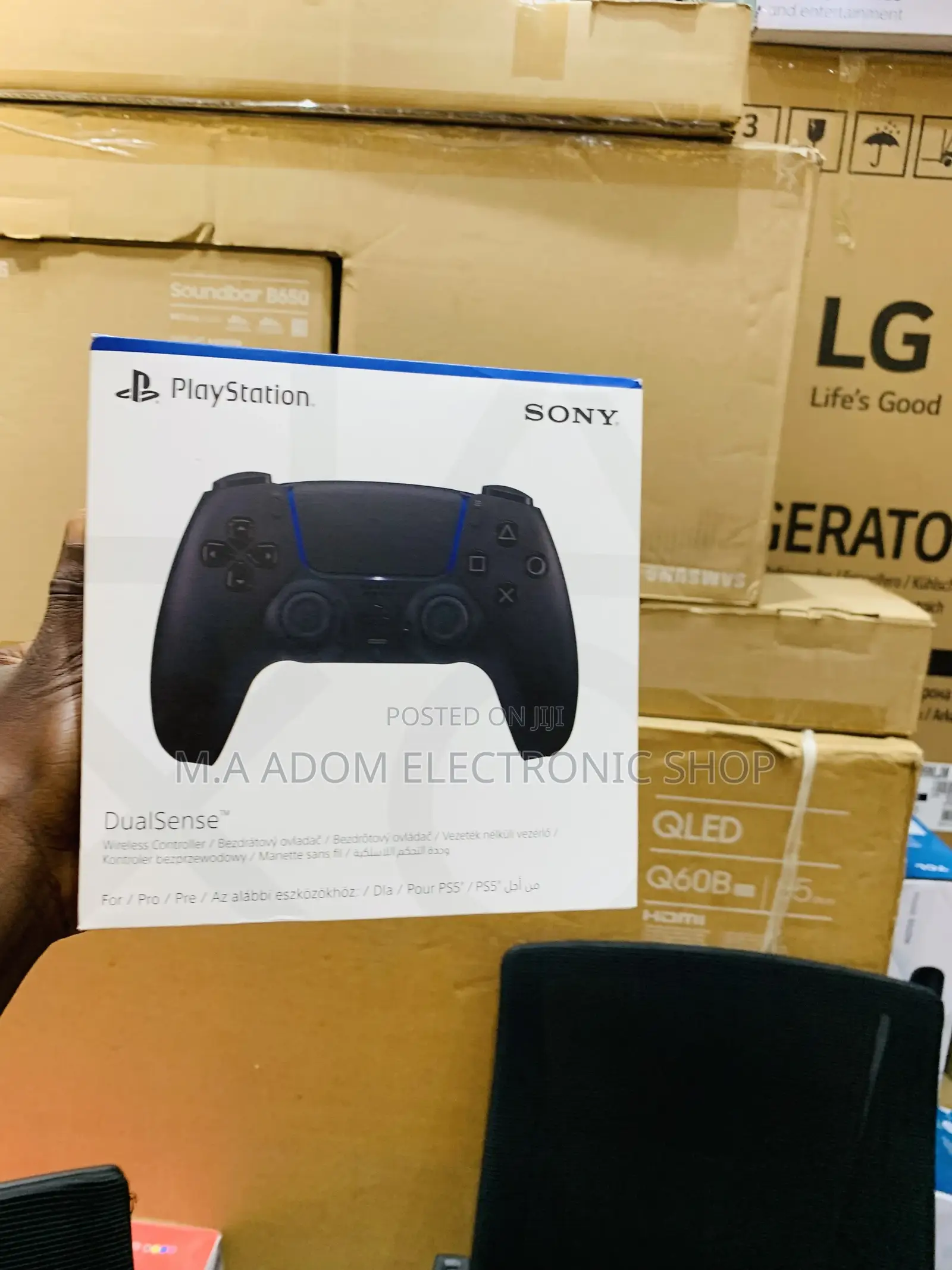 Black Colour Playstation 5 Dual Sense Controller
