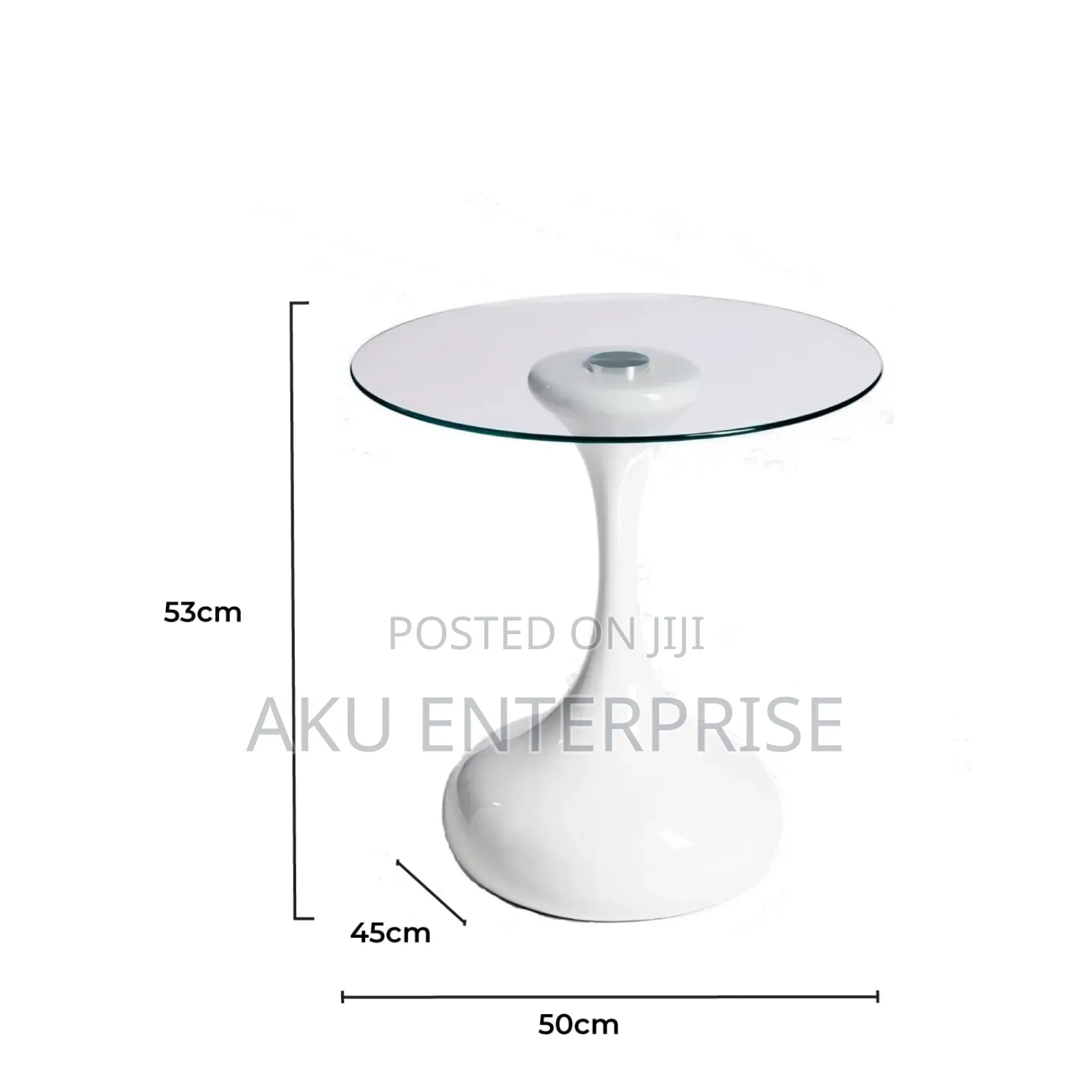 Glass Round Centre Table