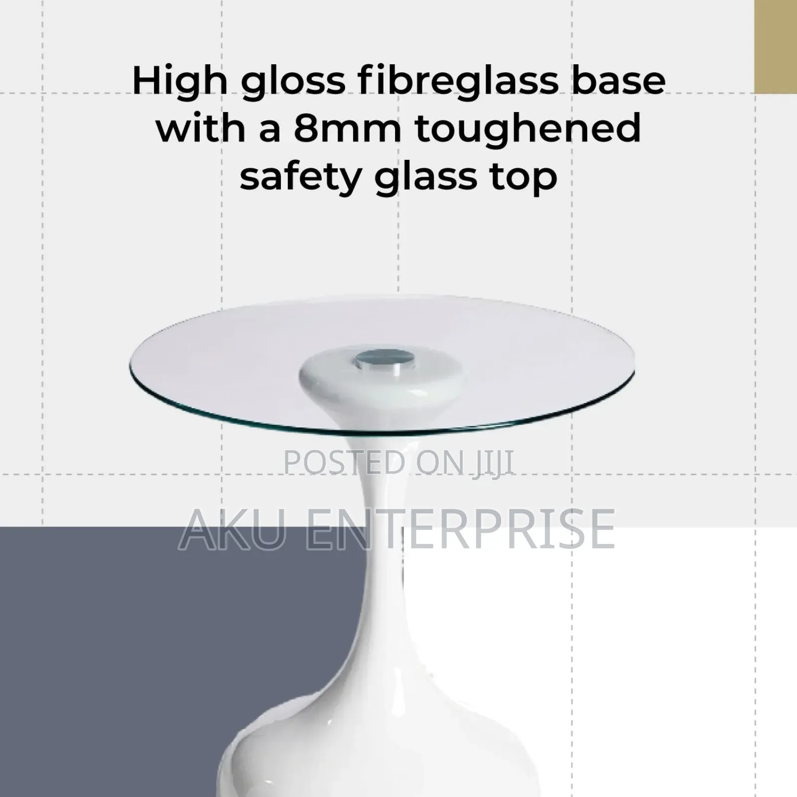 Glass Round Centre Table