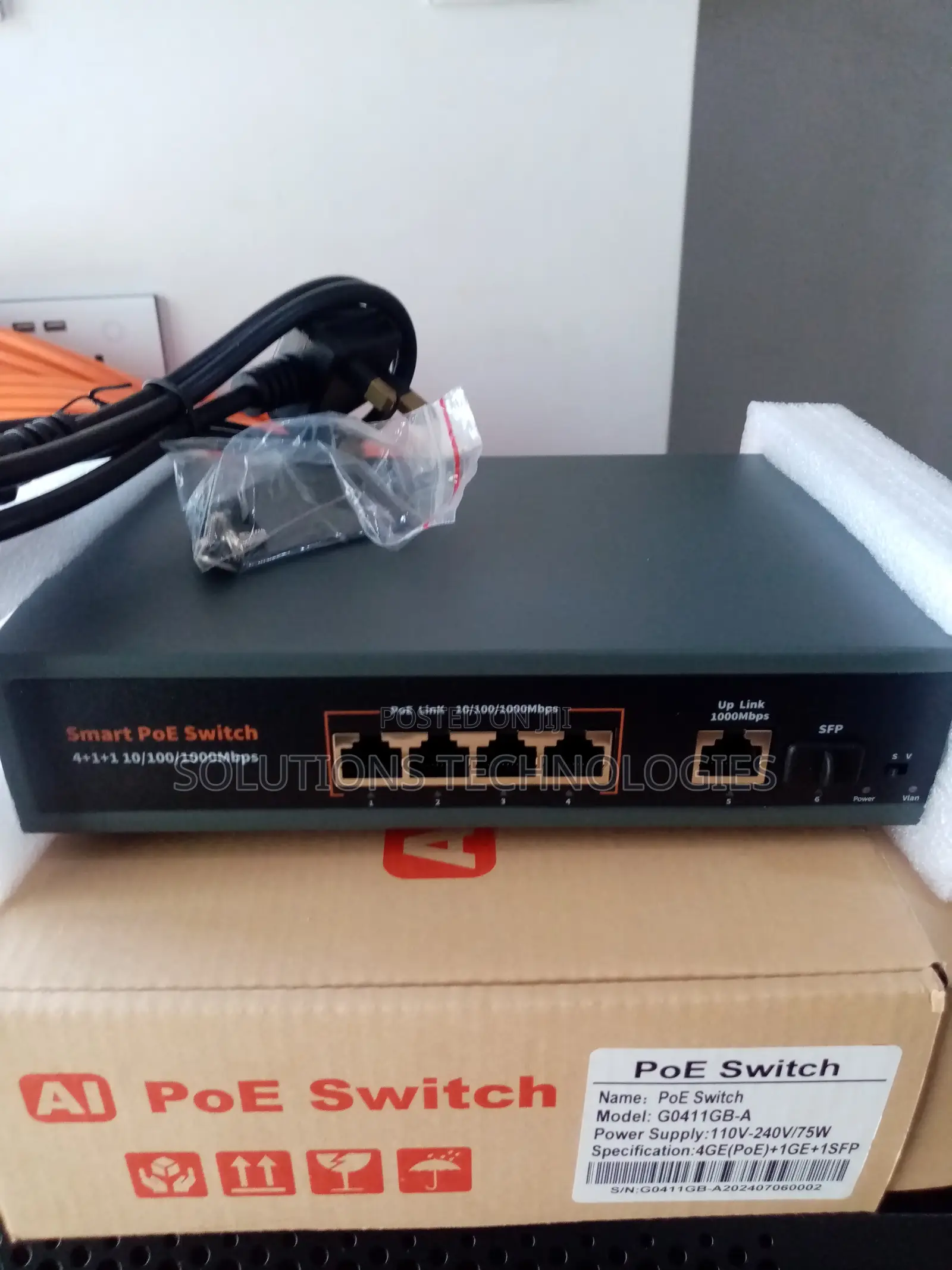 Ai Poe Switch(4ge+1ge+1sfp)