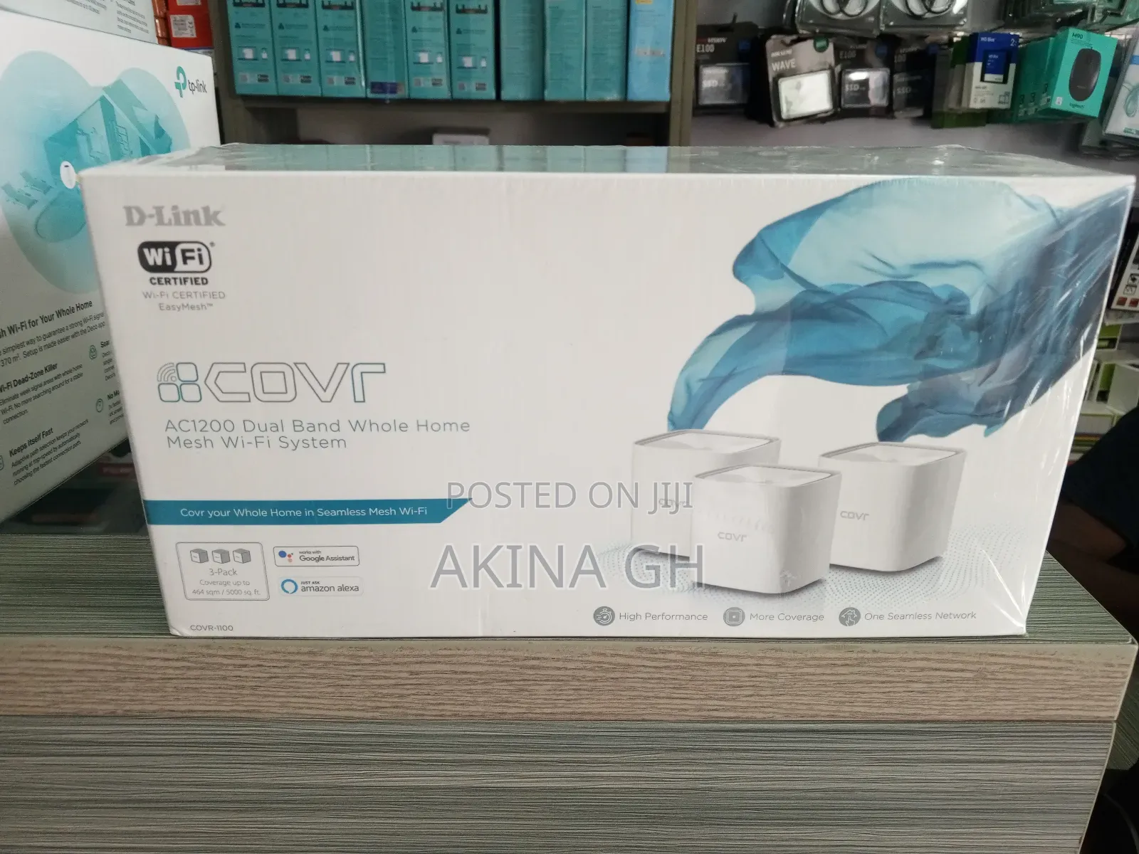 D-Link Ac1200 Dualband Wholehome Mesh Wi-Fi System Covr-1100