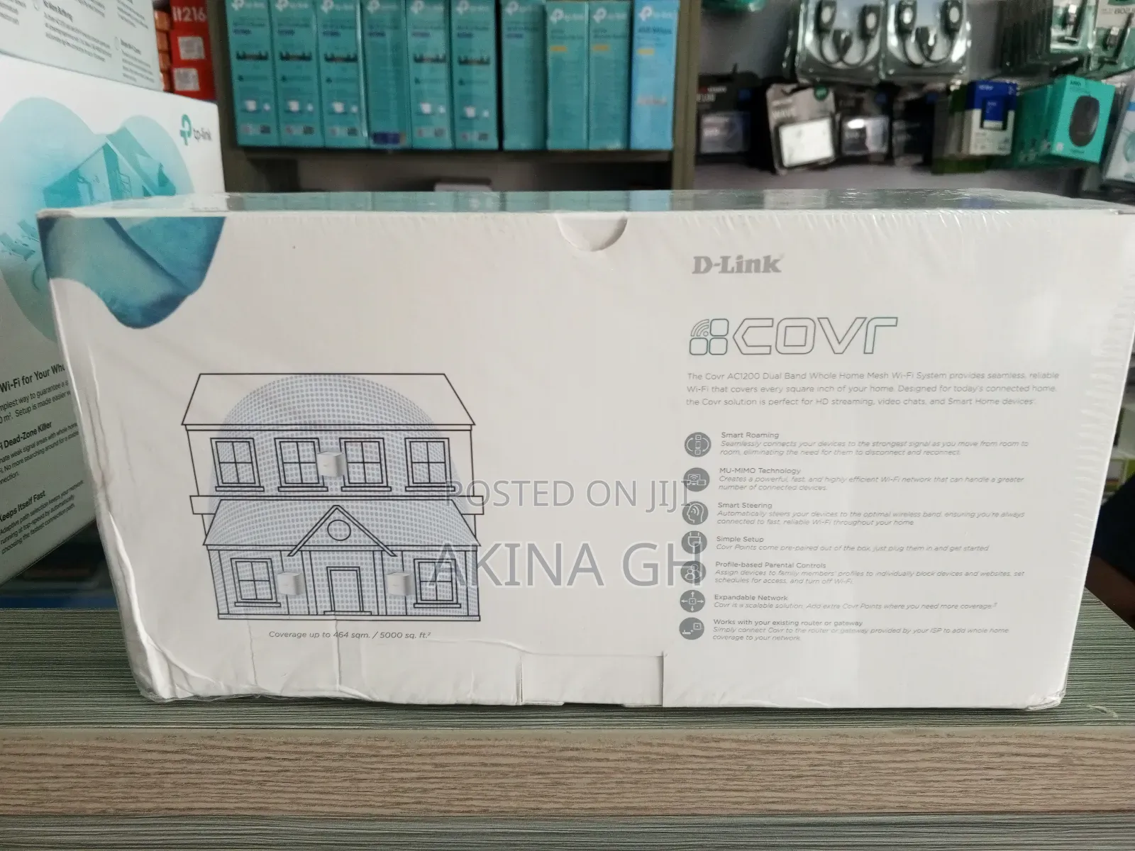 D-Link Ac1200 Dualband Wholehome Mesh Wi-Fi System Covr-1100