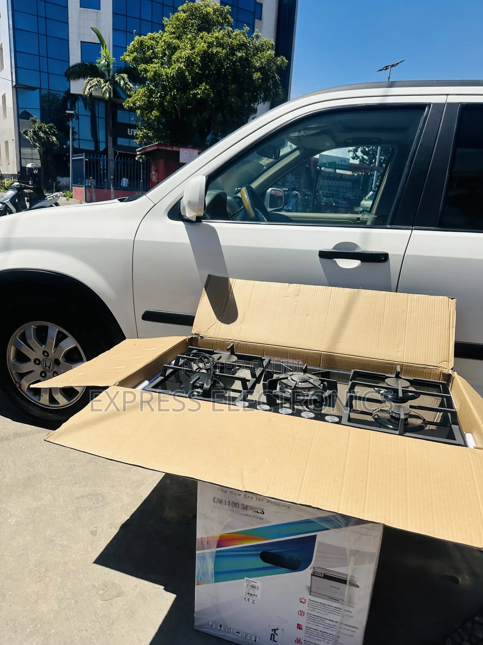 5burner Gas Stove Inbuilt Kenwood 90cm Black.