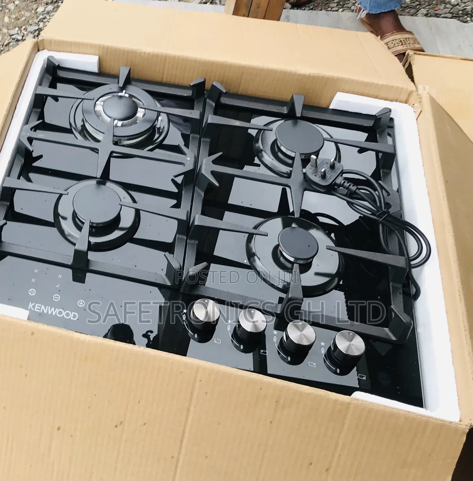 Long Lasting Kenwood 60cm 4 Gas Cooker Glass Touch