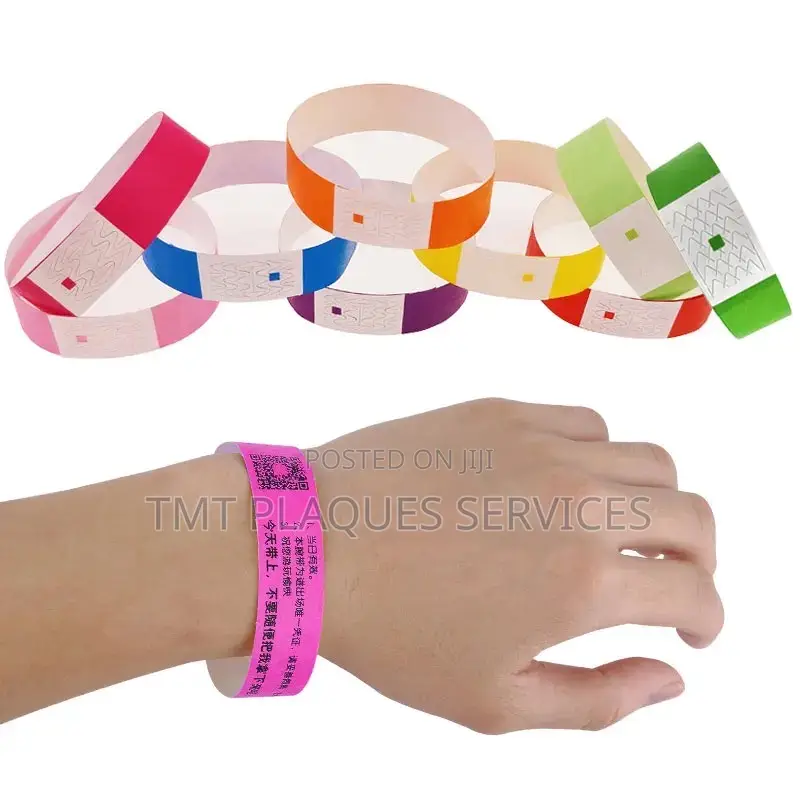 Special Tyvek Wristband Ticket for Your Events
