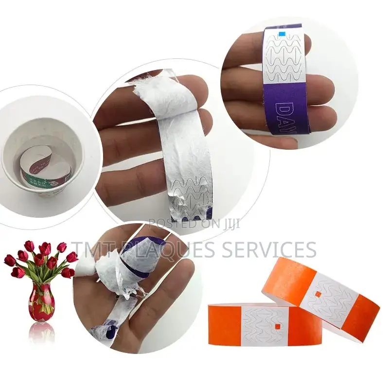 Special Tyvek Wristband Ticket for Your Events