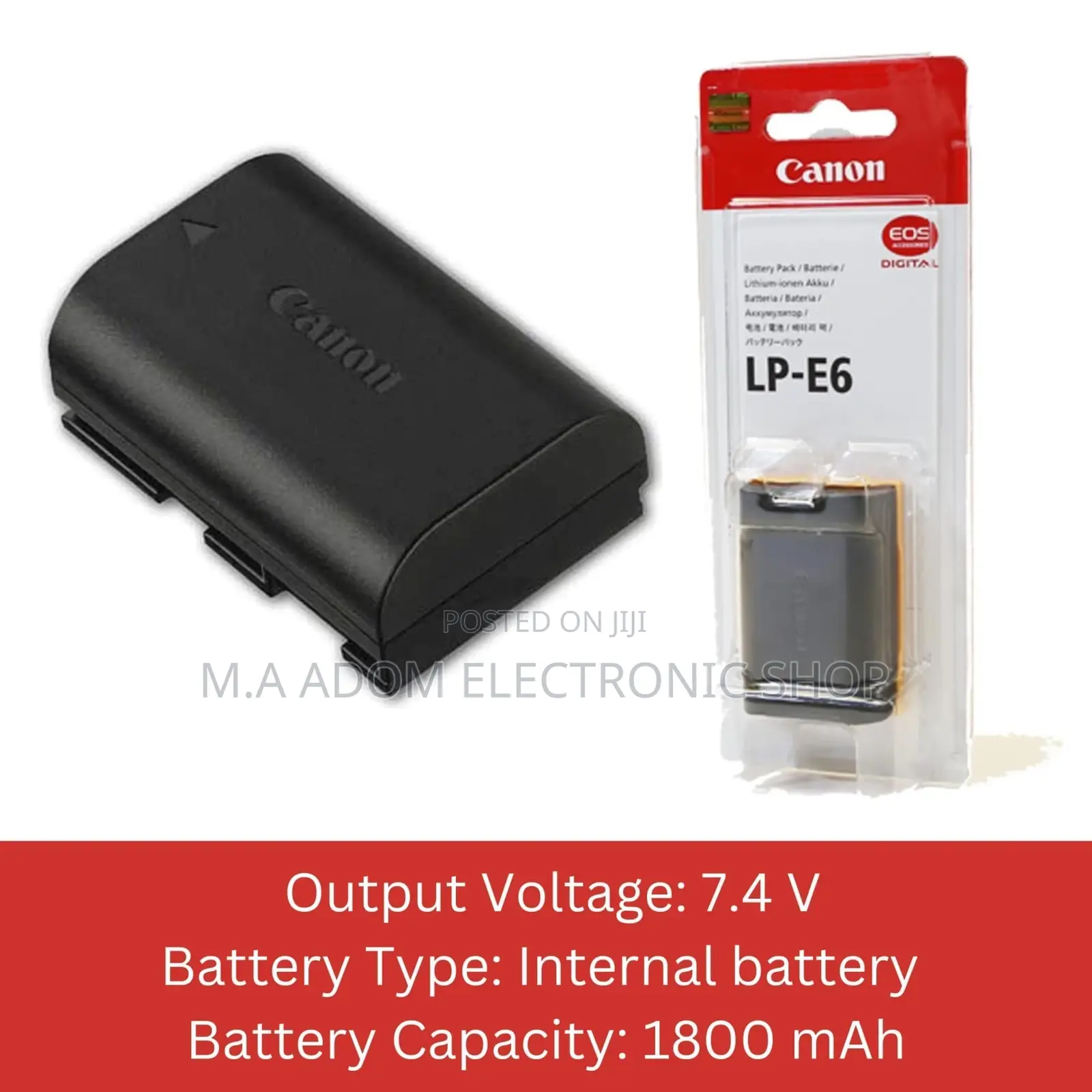 Canon Lp-E6 Battery