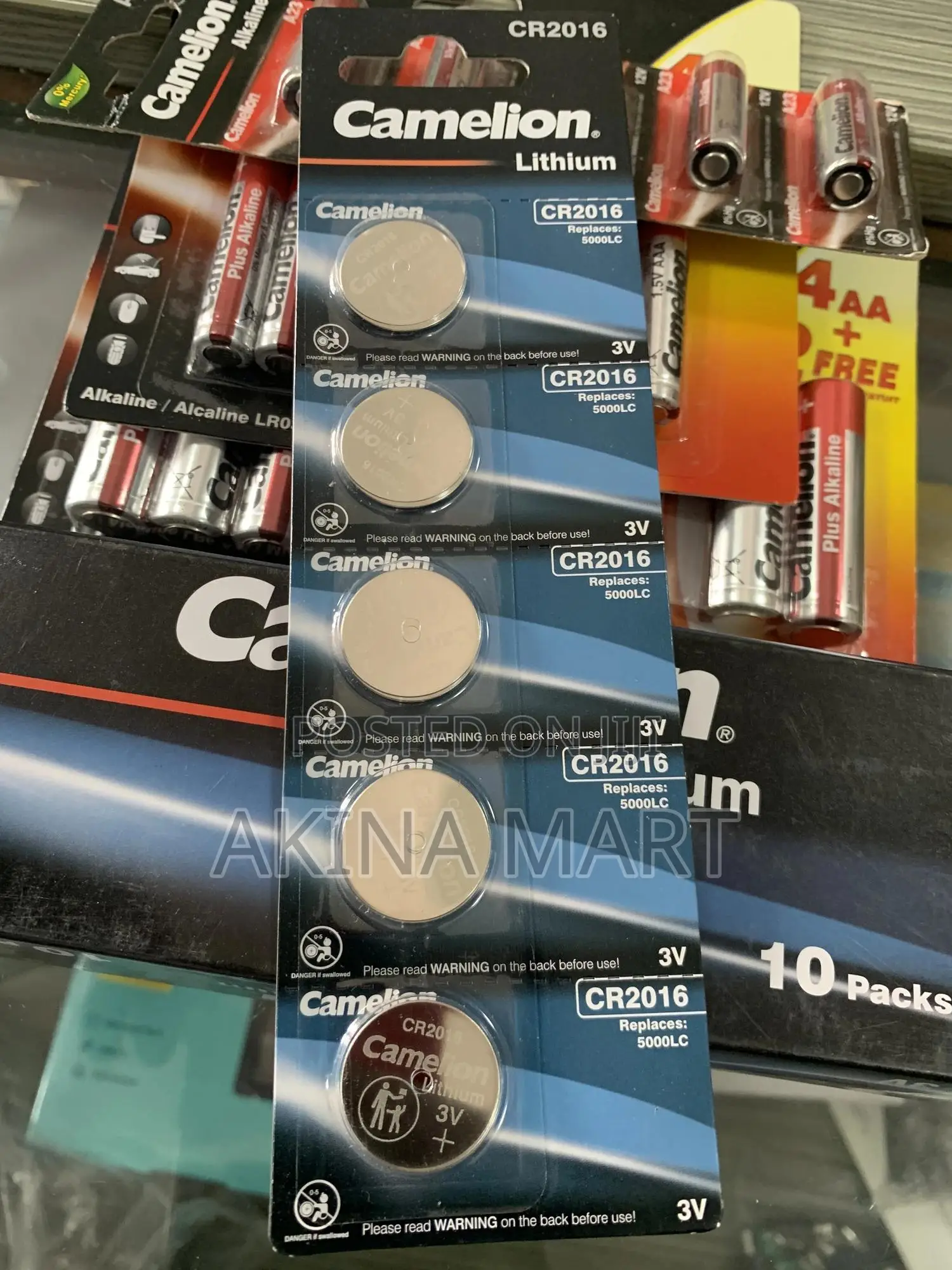 Camelion Lithium Cr2016 3v Batteries