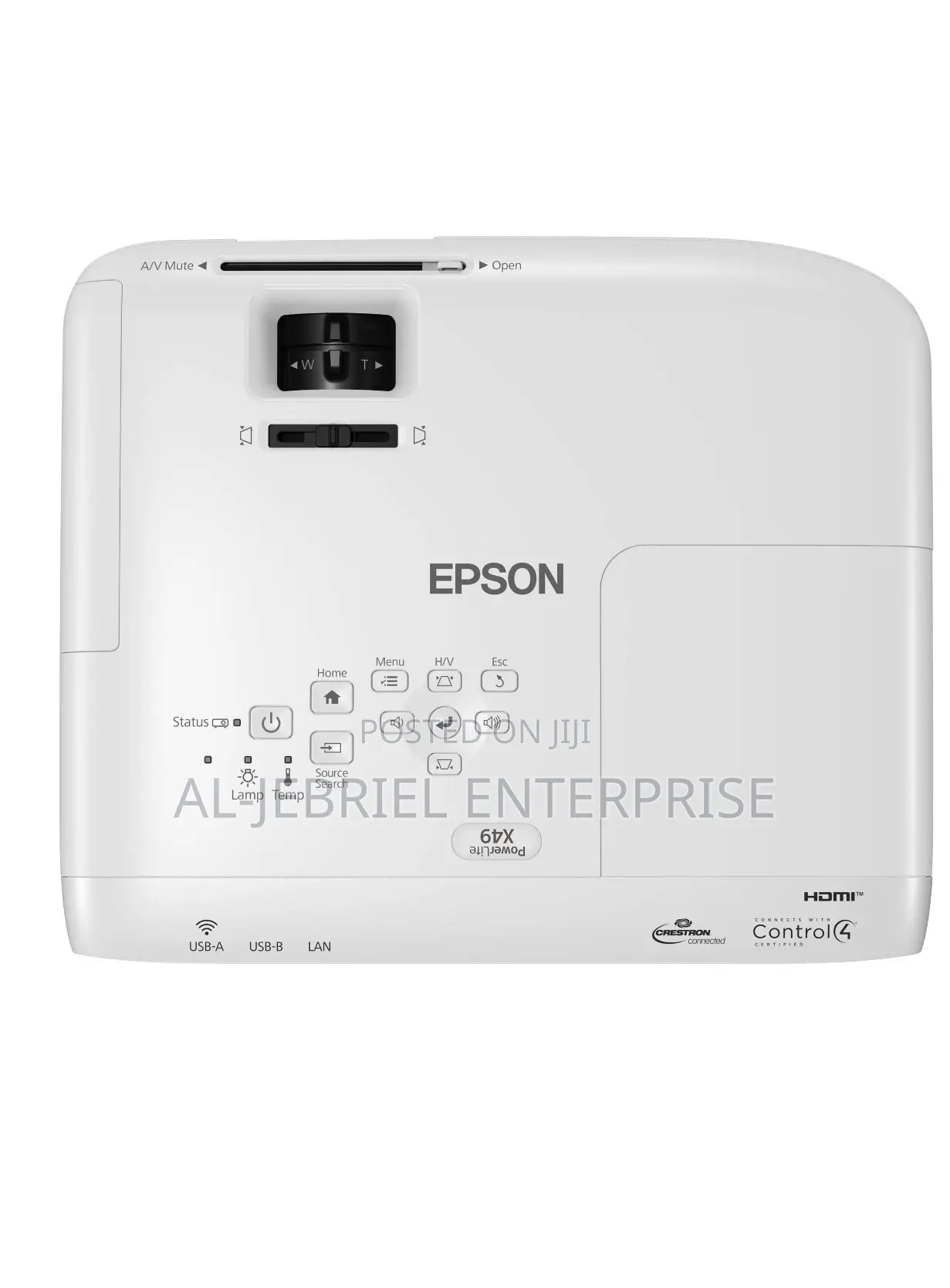 Epson EB-X49 3LCD Projector With Wireless Connectivity