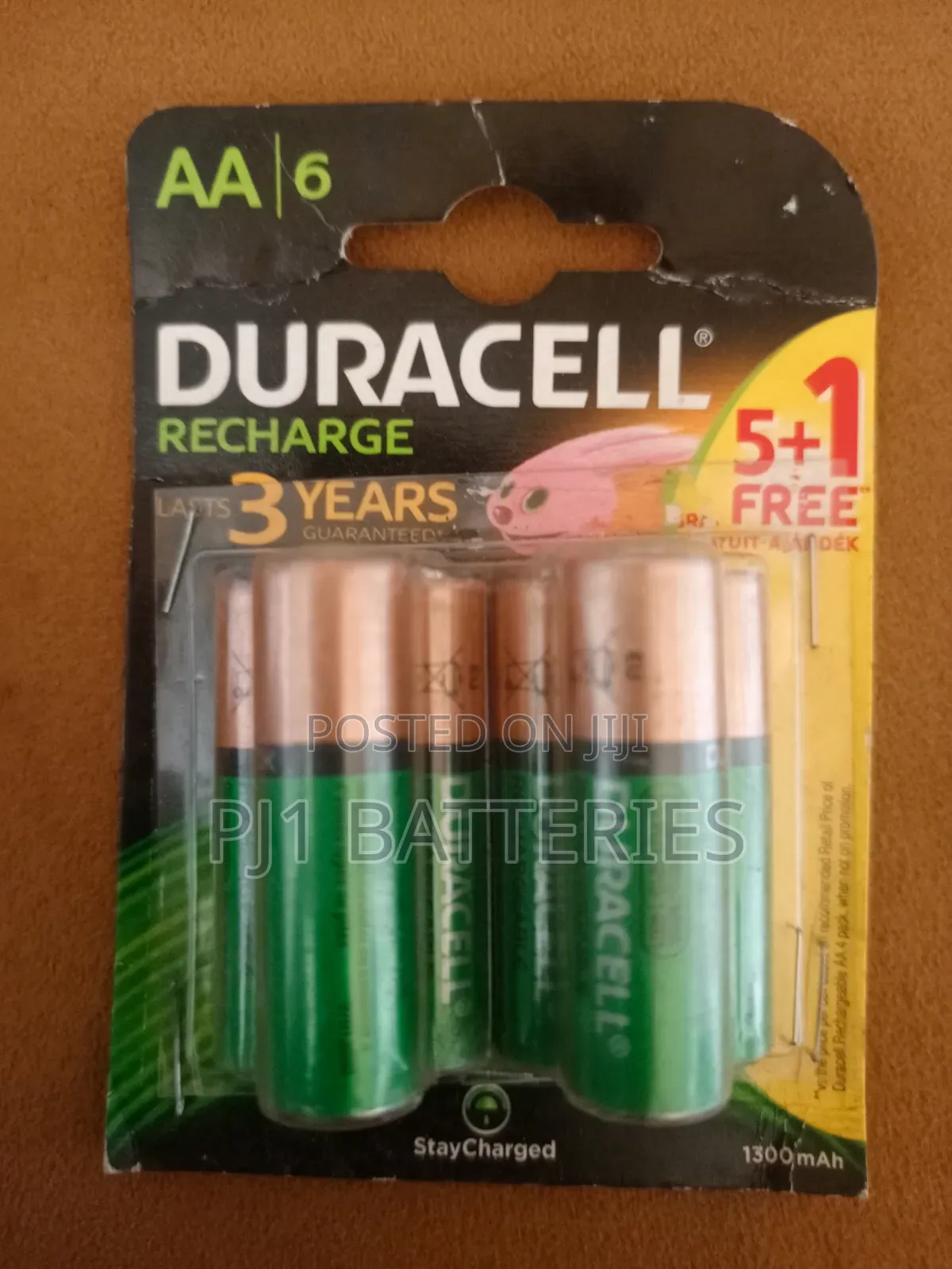 AA Duracell by Six Recharge Battery