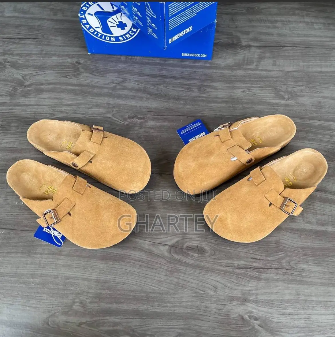 Boston Birkenstock Suede Sandals