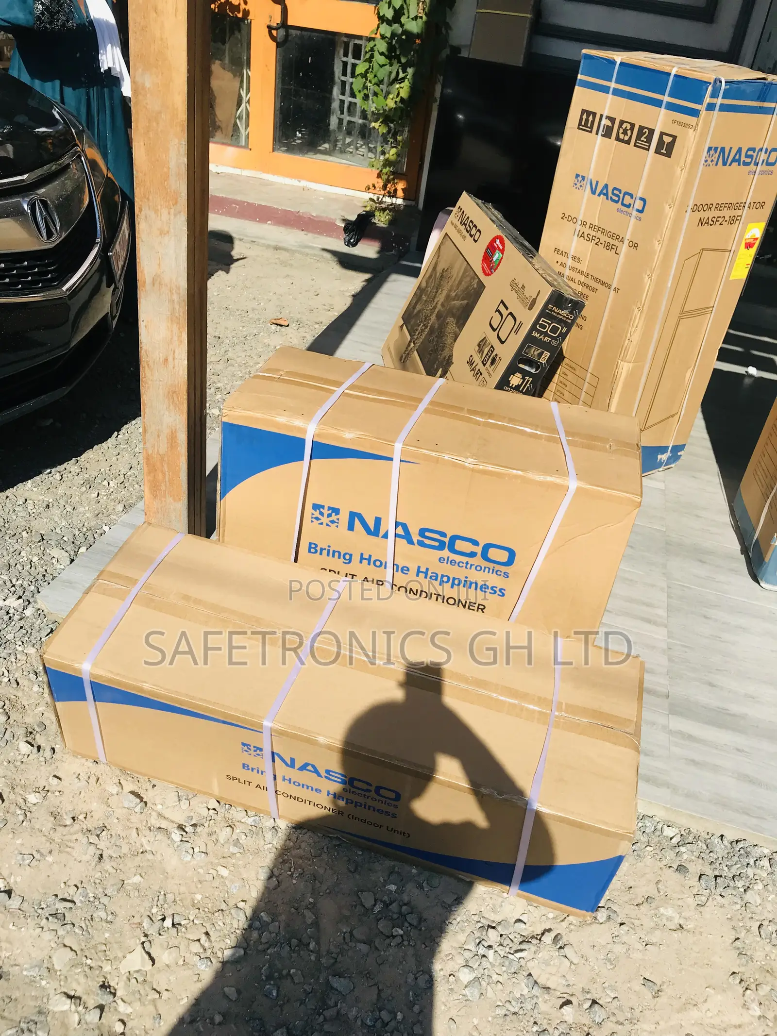 Essential Nasco 2.5 Horse Power Split White Airconditioner