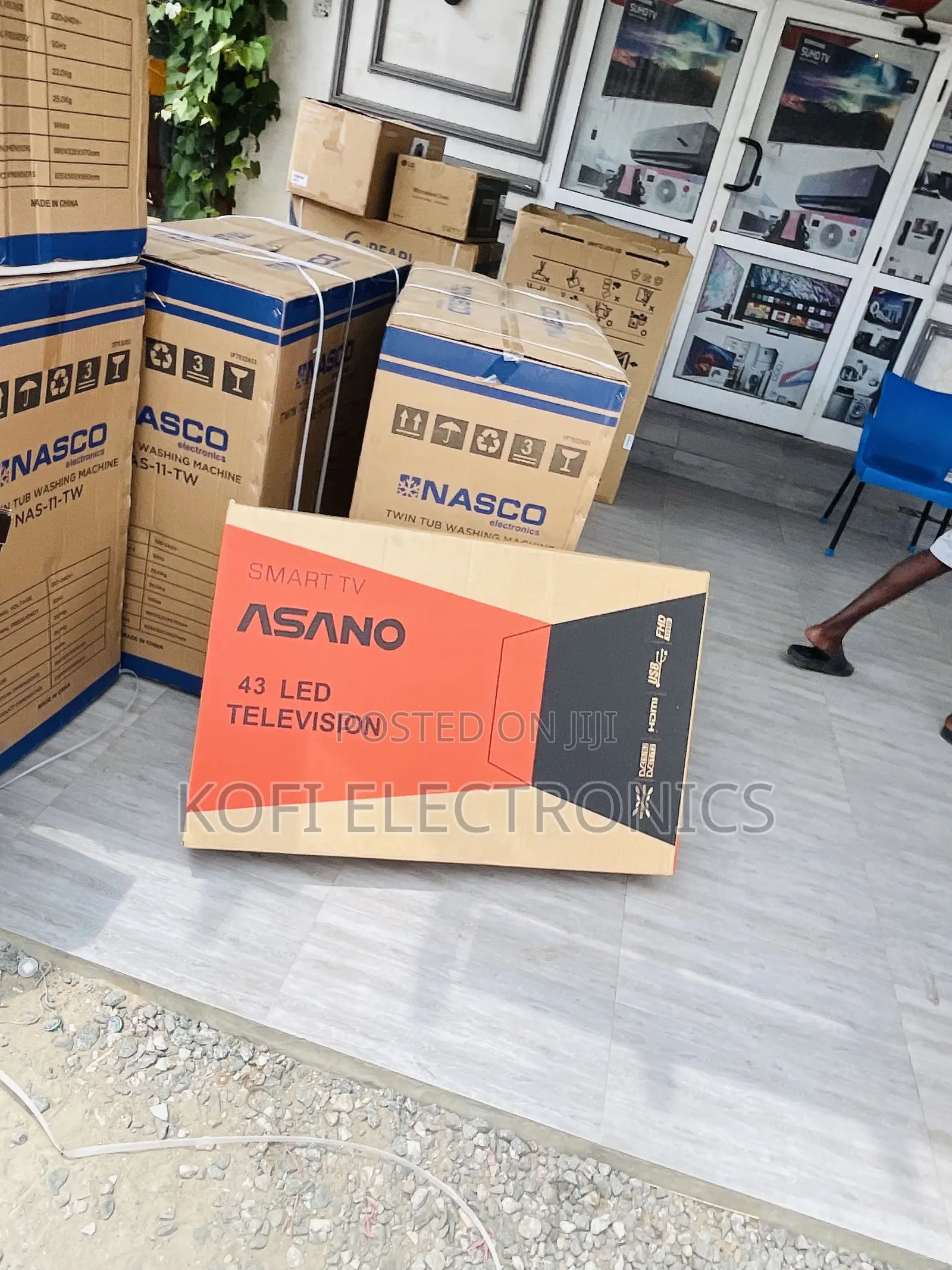 Beautiful Design Asano 43”Smart LED 1080p FHD-Smart Tv