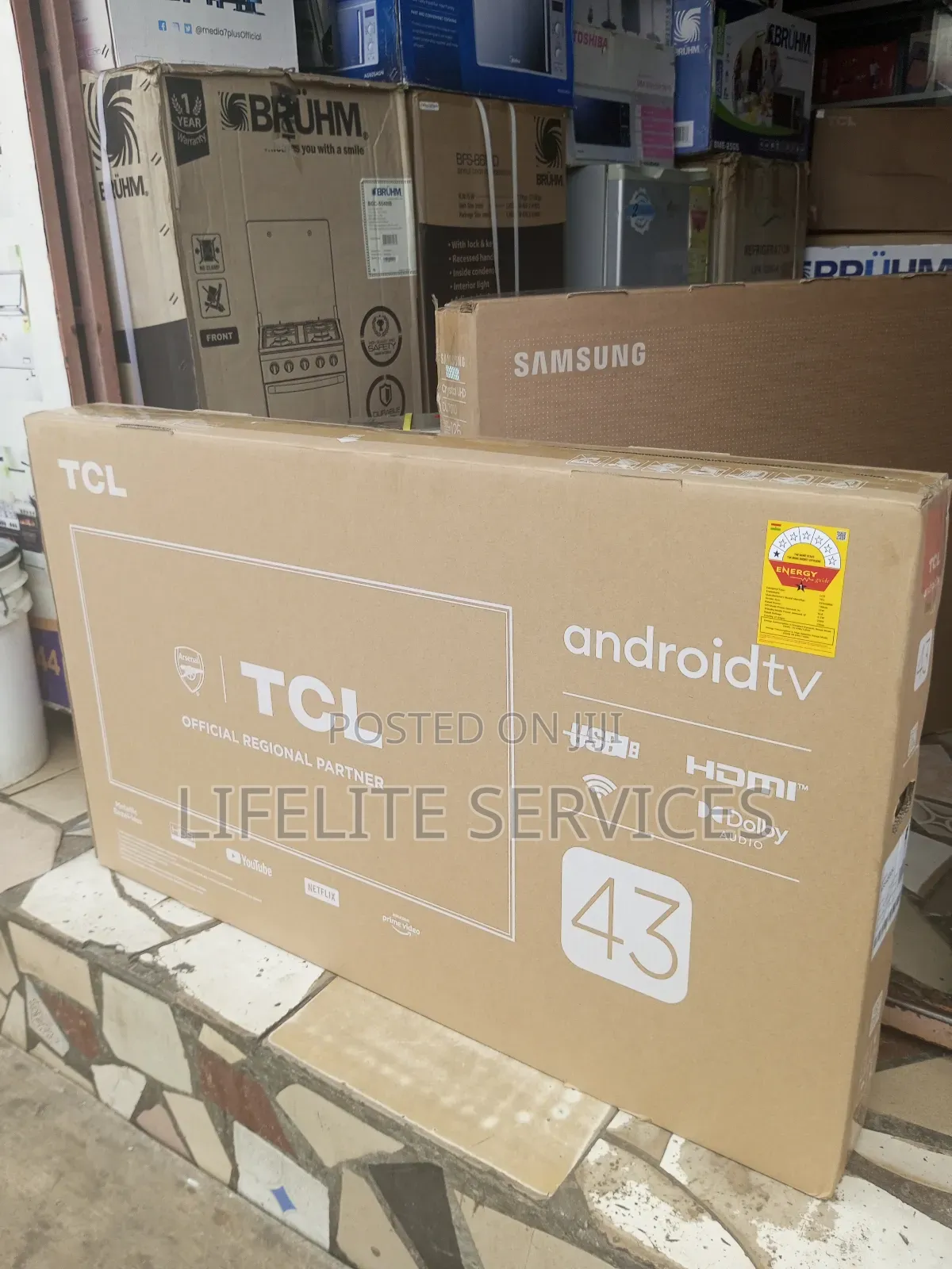 Android Smart TCL Tv 43" Wifi-Youtube
