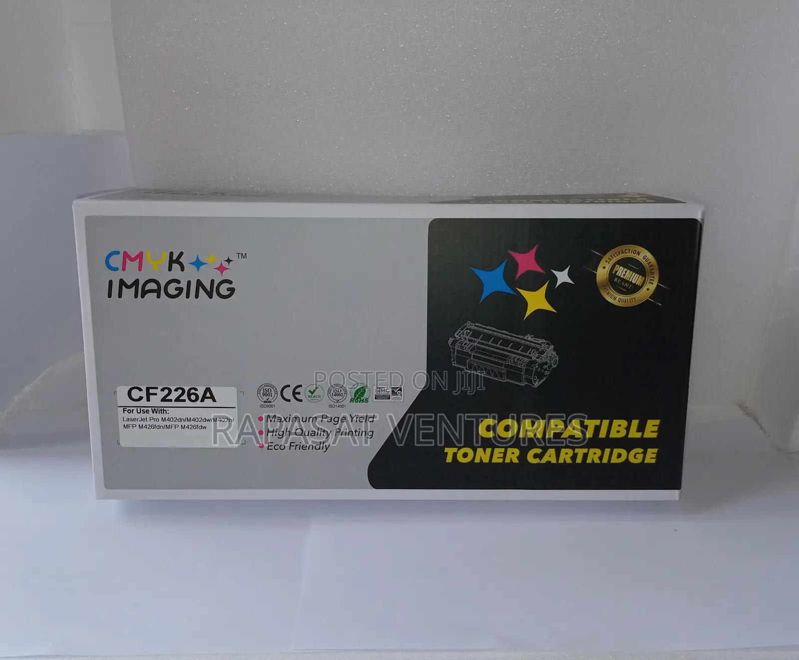 Cmyk 26A Black Toner Cartridge (CF226A)